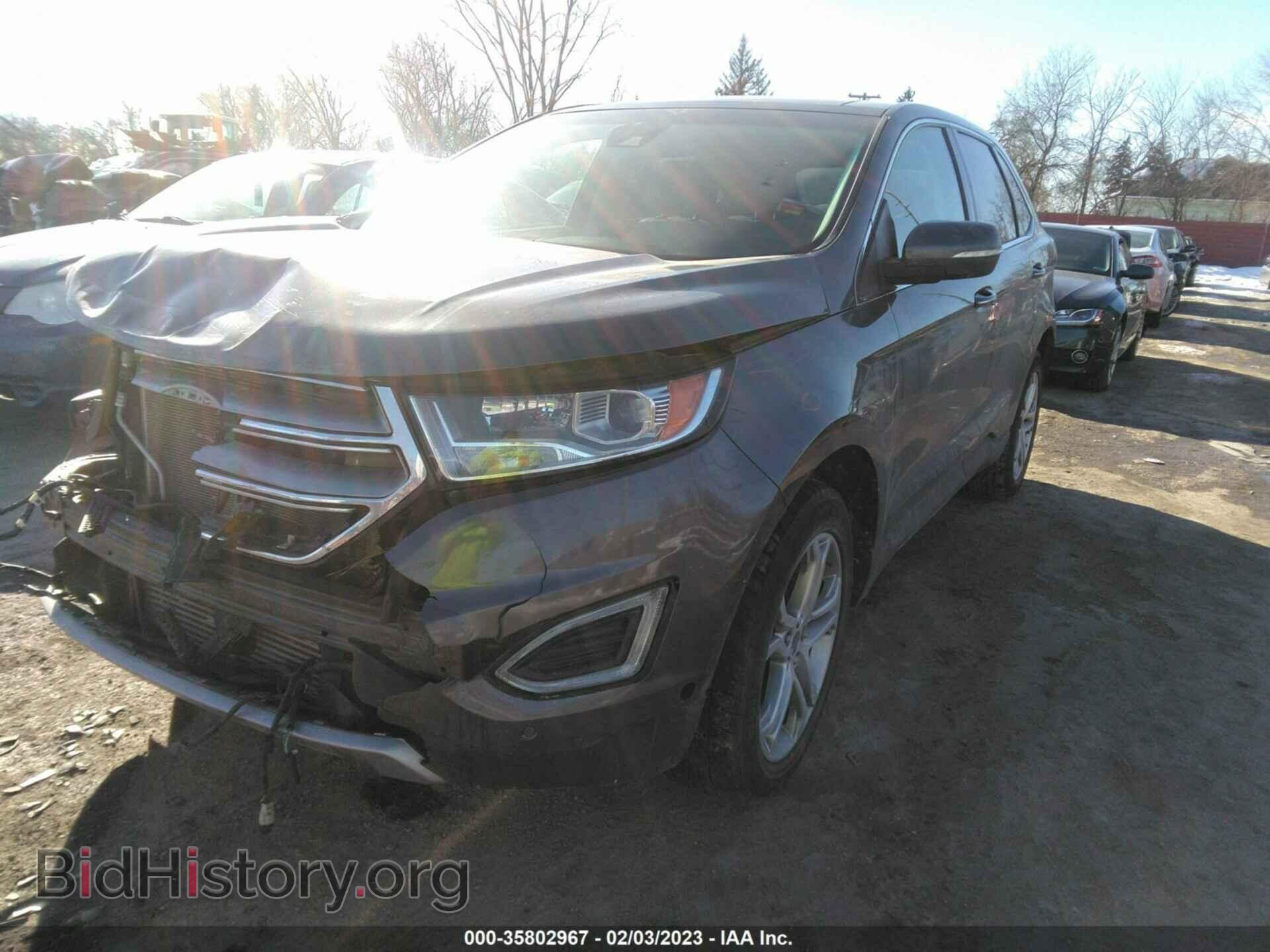 2016 FORD EDGE - VIN: 2FMPK4K91GBC51240 - Фото 2