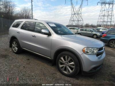 2011 Dodge DURANGO Crew, серебристый — VIN 1D4SE4GT4BC594517, IAAI
