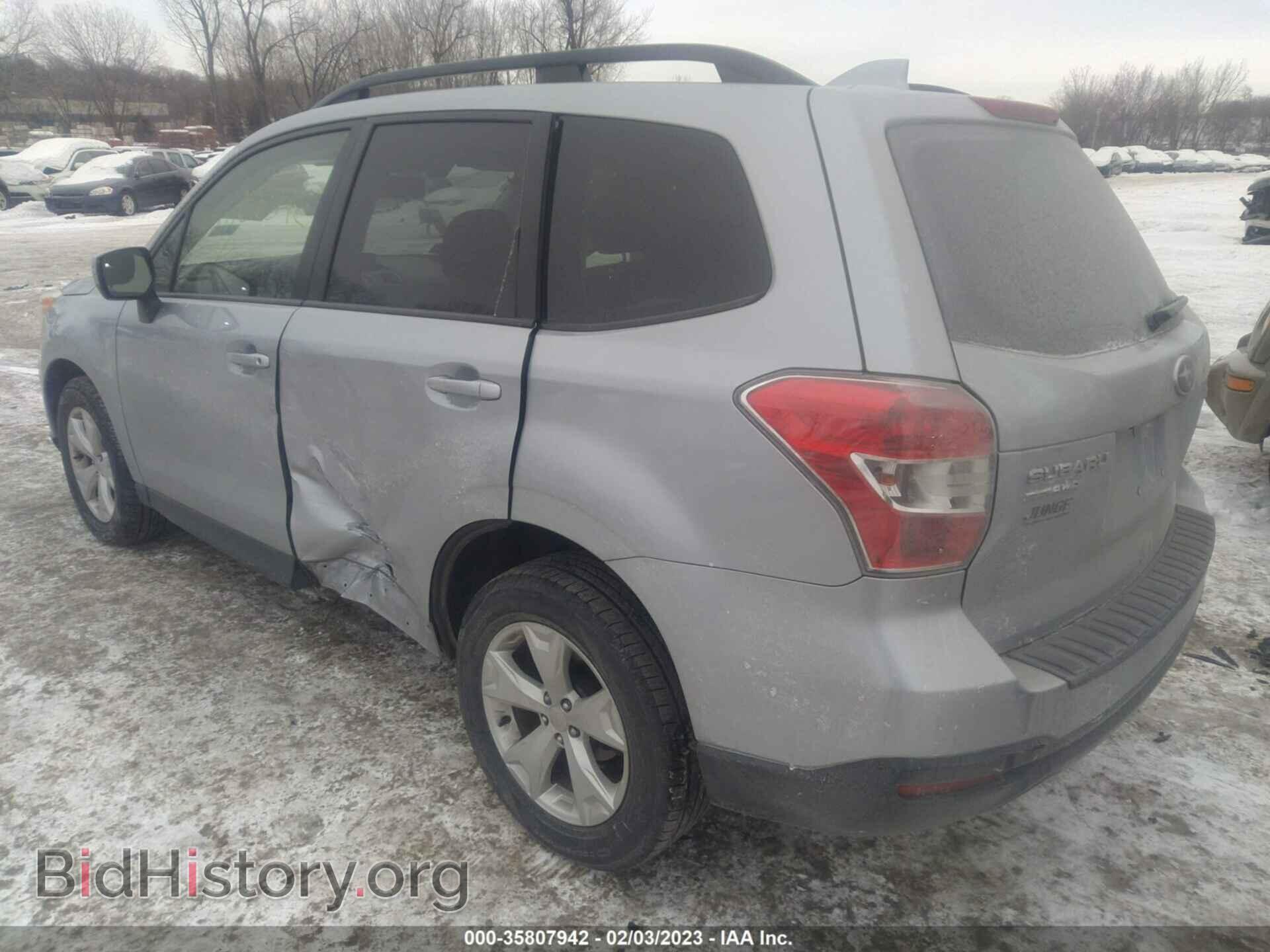 2016 SUBARU FORESTER - VIN: JF2SJAGC1GH413134 - Фото 3