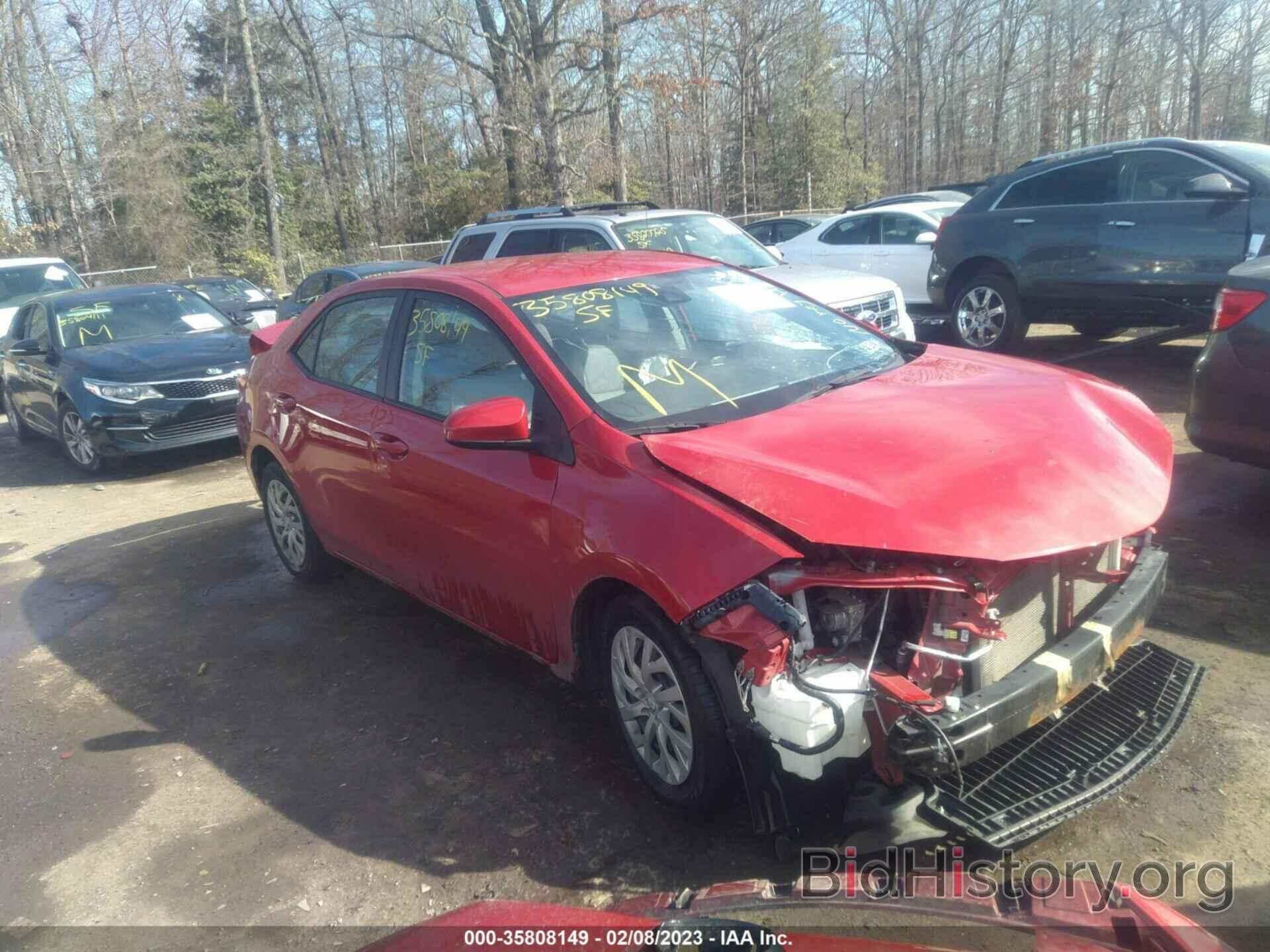 Photo 2T1BURHE6KC164928 - TOYOTA COROLLA 2019