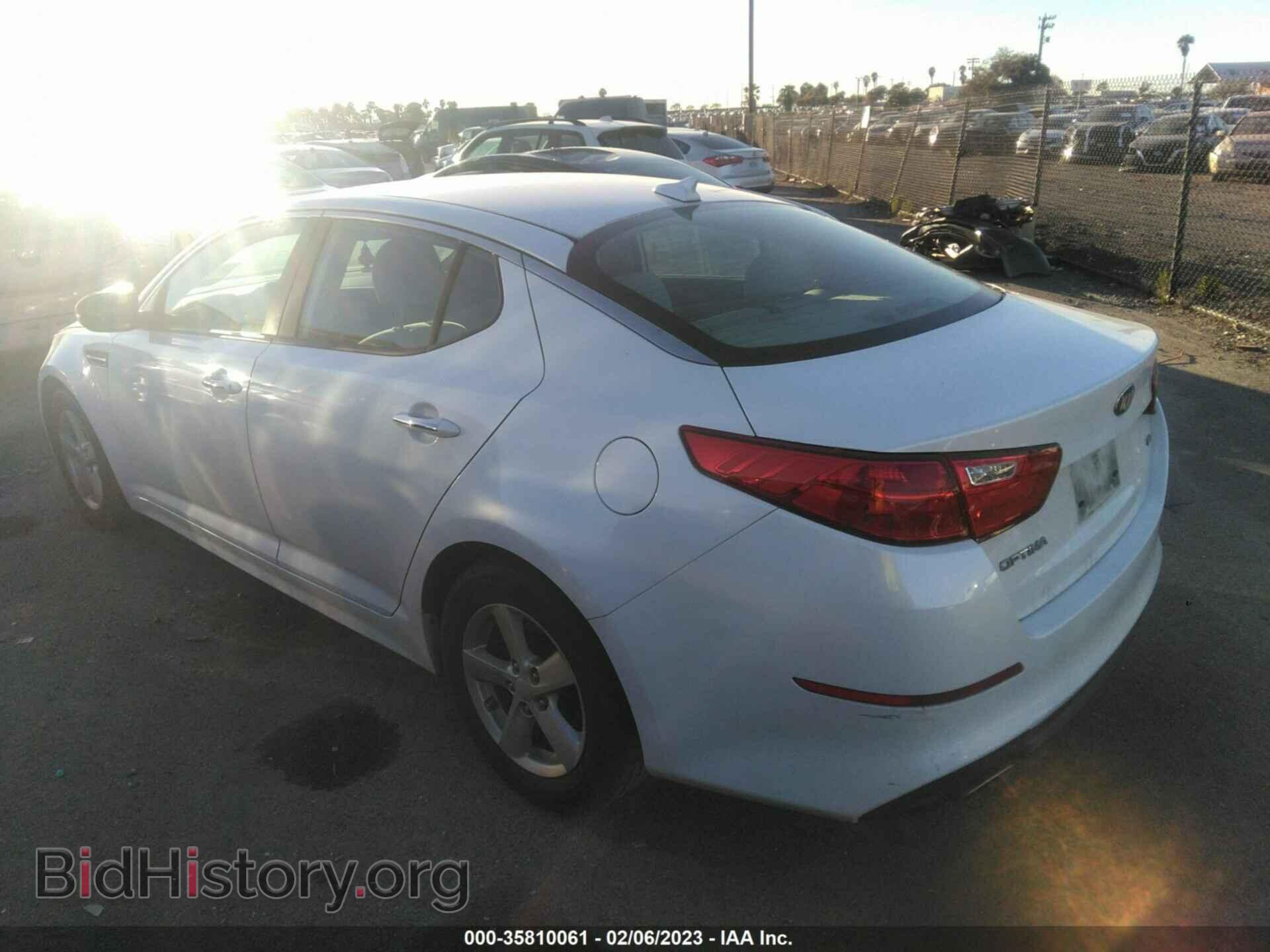 2015 KIA OPTIMA - VIN: KNAGM4A70F5596015 - Фото 3