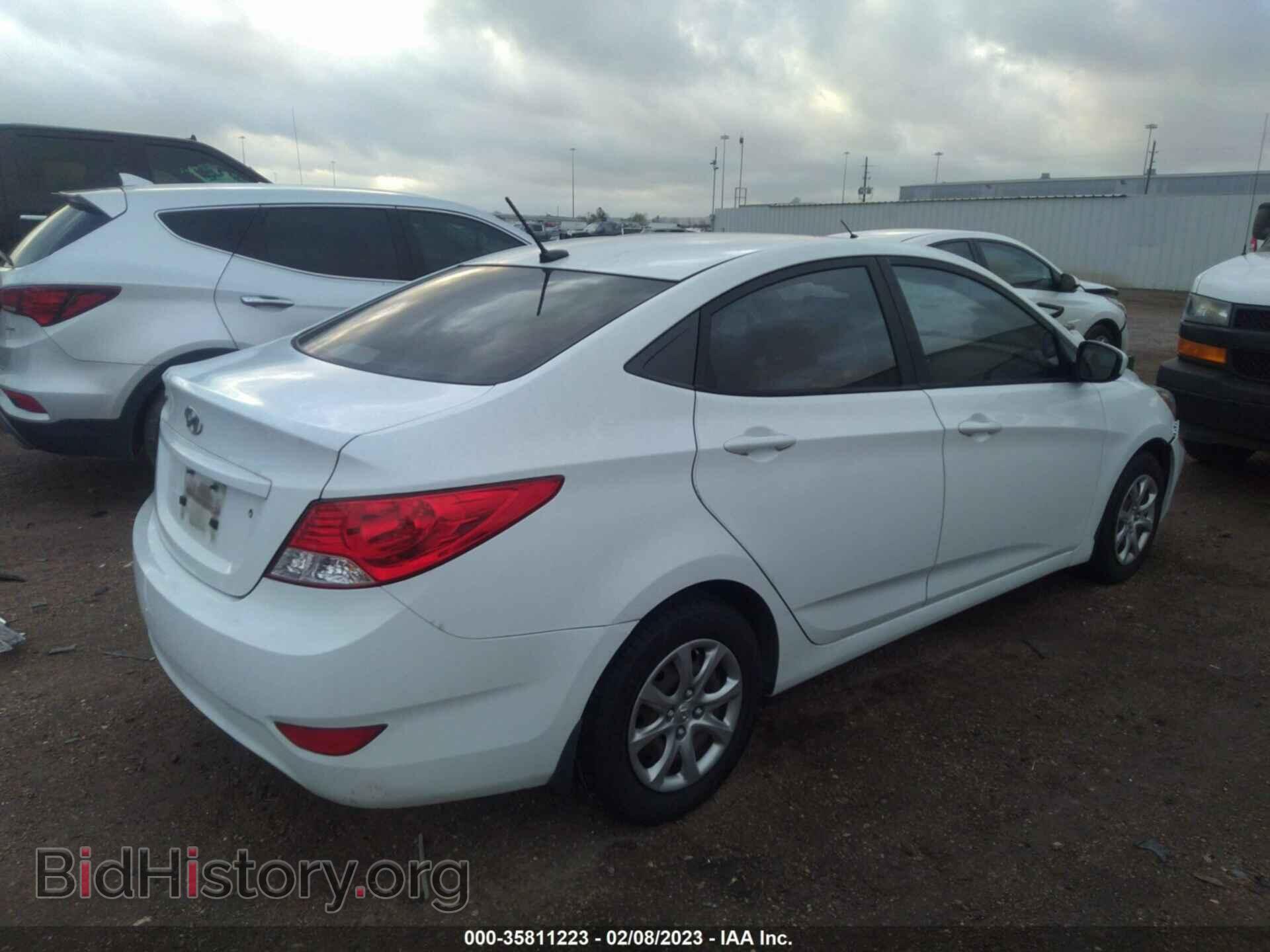 2014 HYUNDAI ACCENT - VIN: KMHCT4AE6EU766803 - Фото 4