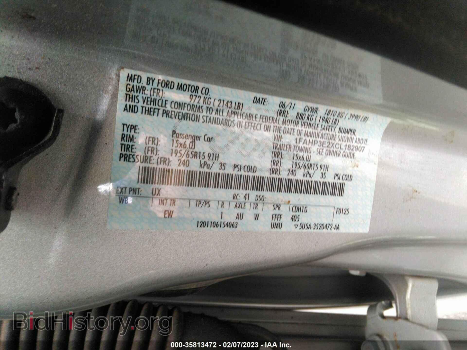 2012 FORD FOCUS - VIN: 1FAHP3E2XCL182907 - Photo 9