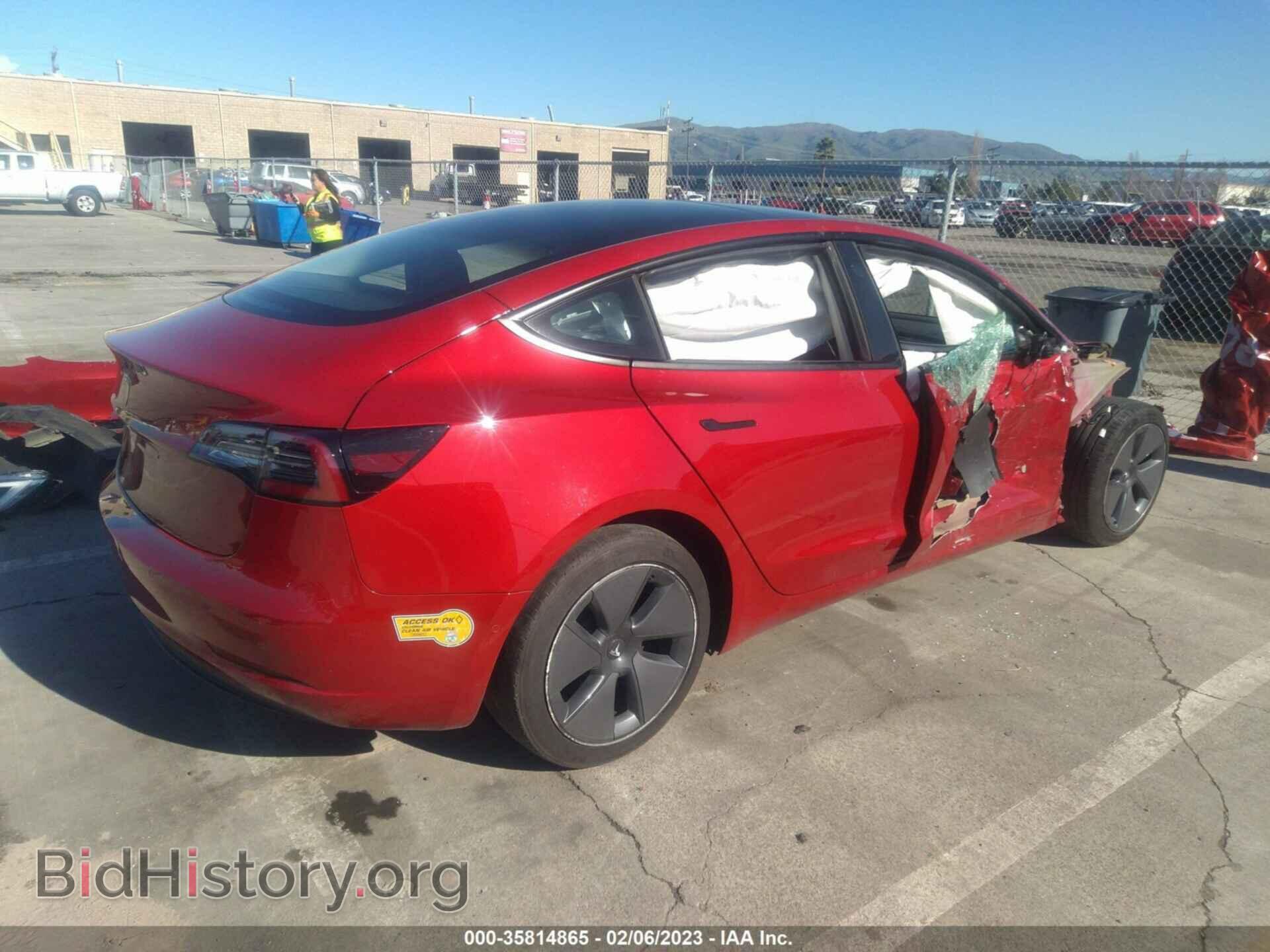 2022 TESLA MODEL 3 - VIN: 5YJ3E1EA2NF148326 - Фото 4