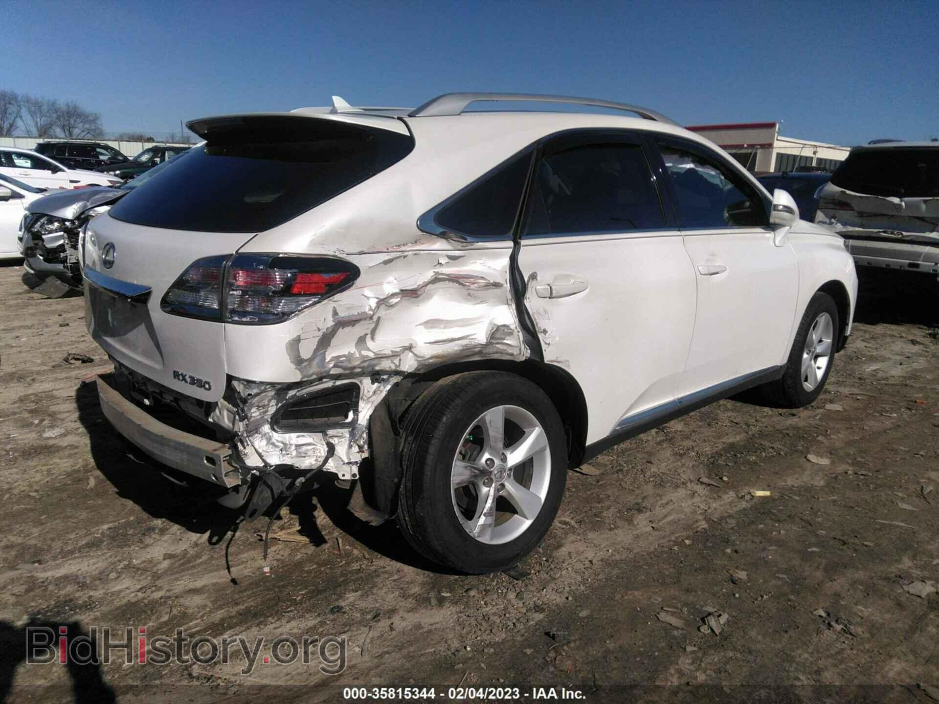 2012 LEXUS RX 350 - VIN: 2T2ZK1BA5CC074789 - Фото 4