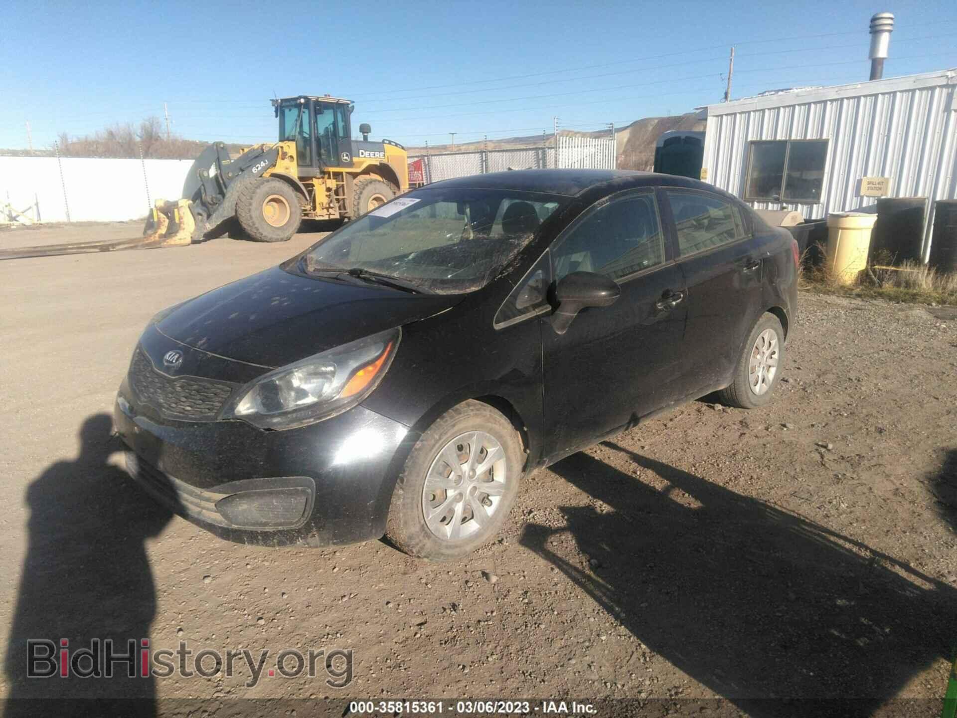 2014 KIA RIO - VIN: KNADM4A33E6333476 - Фото 2