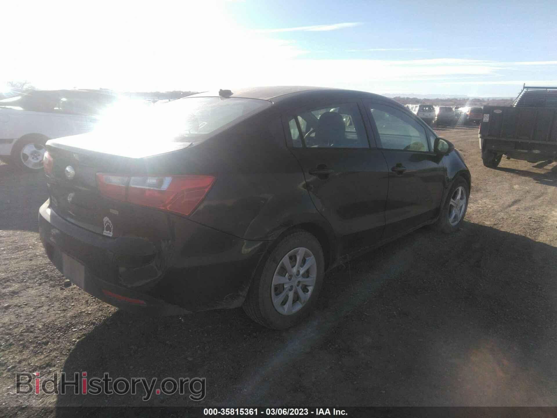 2014 KIA RIO - VIN: KNADM4A33E6333476 - Фото 4