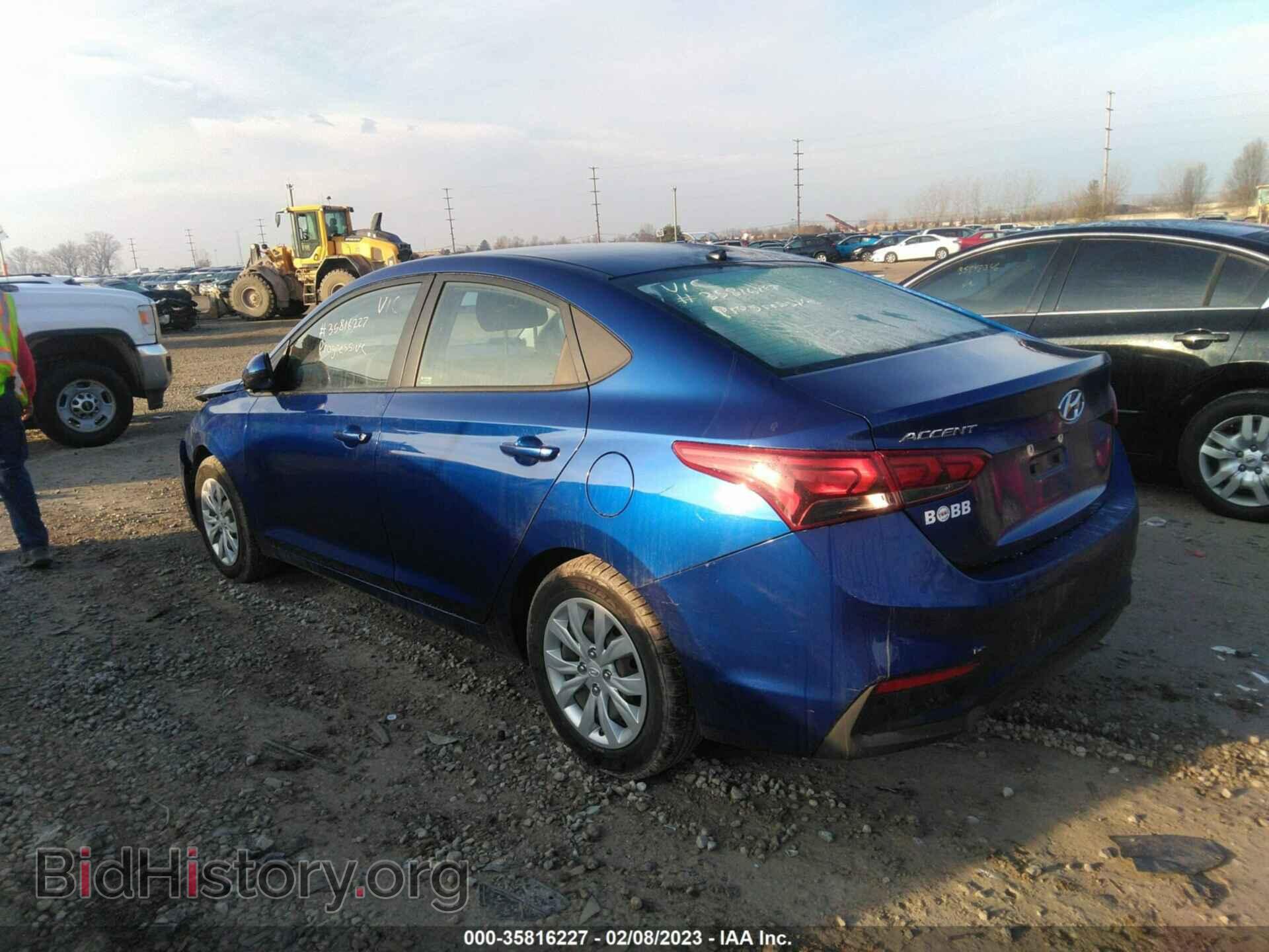 2019 HYUNDAI ACCENT - VIN: 3KPC24A30KE057817 - Фото 3
