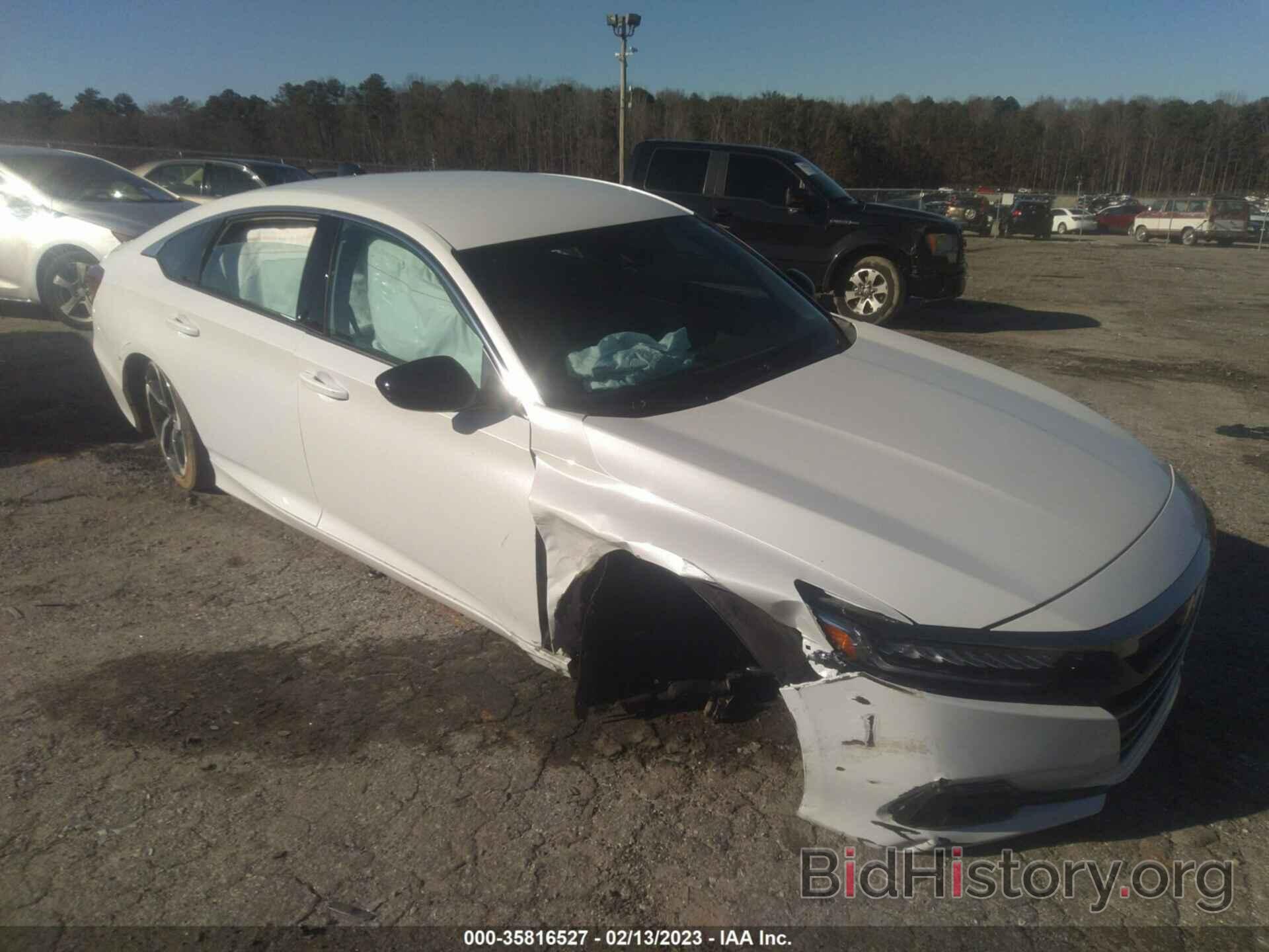 Photo 1HGCV1F32MA058277 - HONDA ACCORD SEDAN 2021