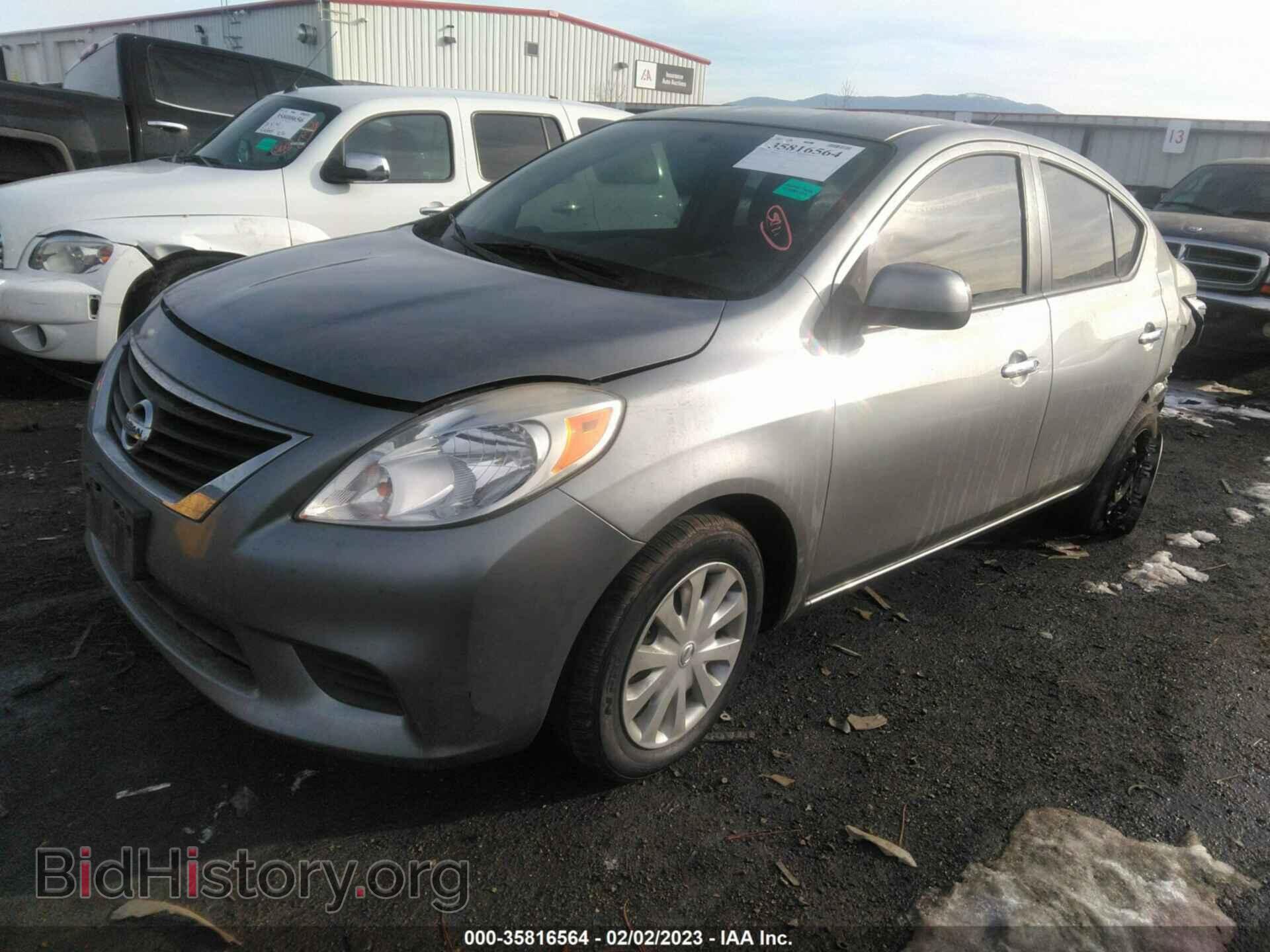 2012 NISSAN VERSA - VIN: 3N1CN7AP1CL909300 - Фото 2