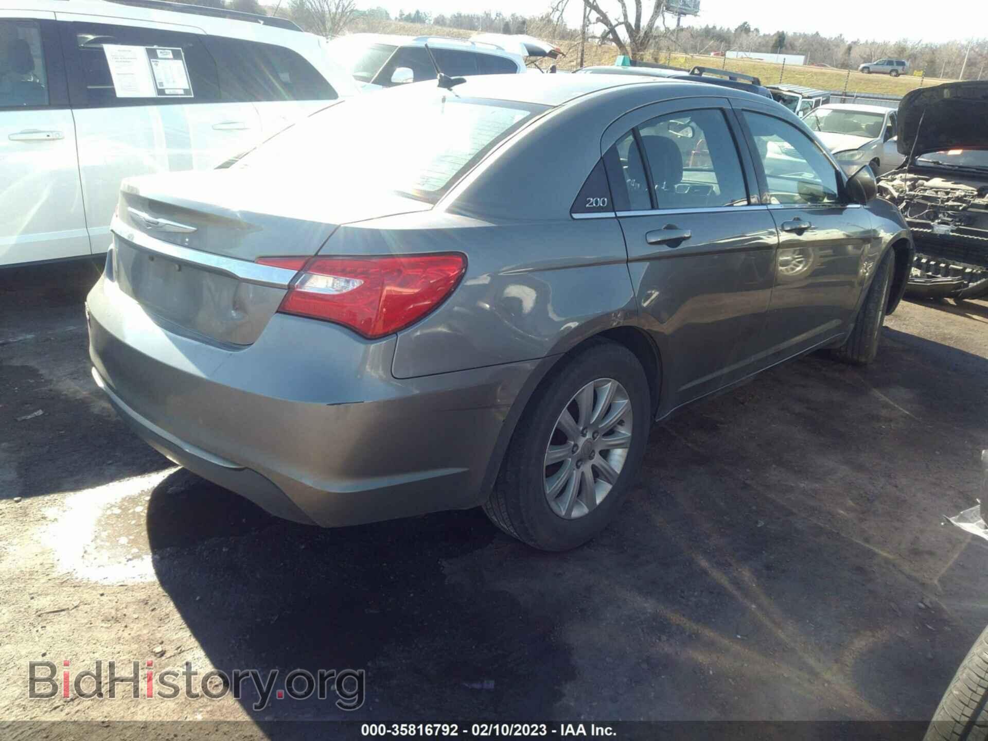 2012 CHRYSLER 200 - VIN: 1C3CCBBB5CN176164 - Фото 4