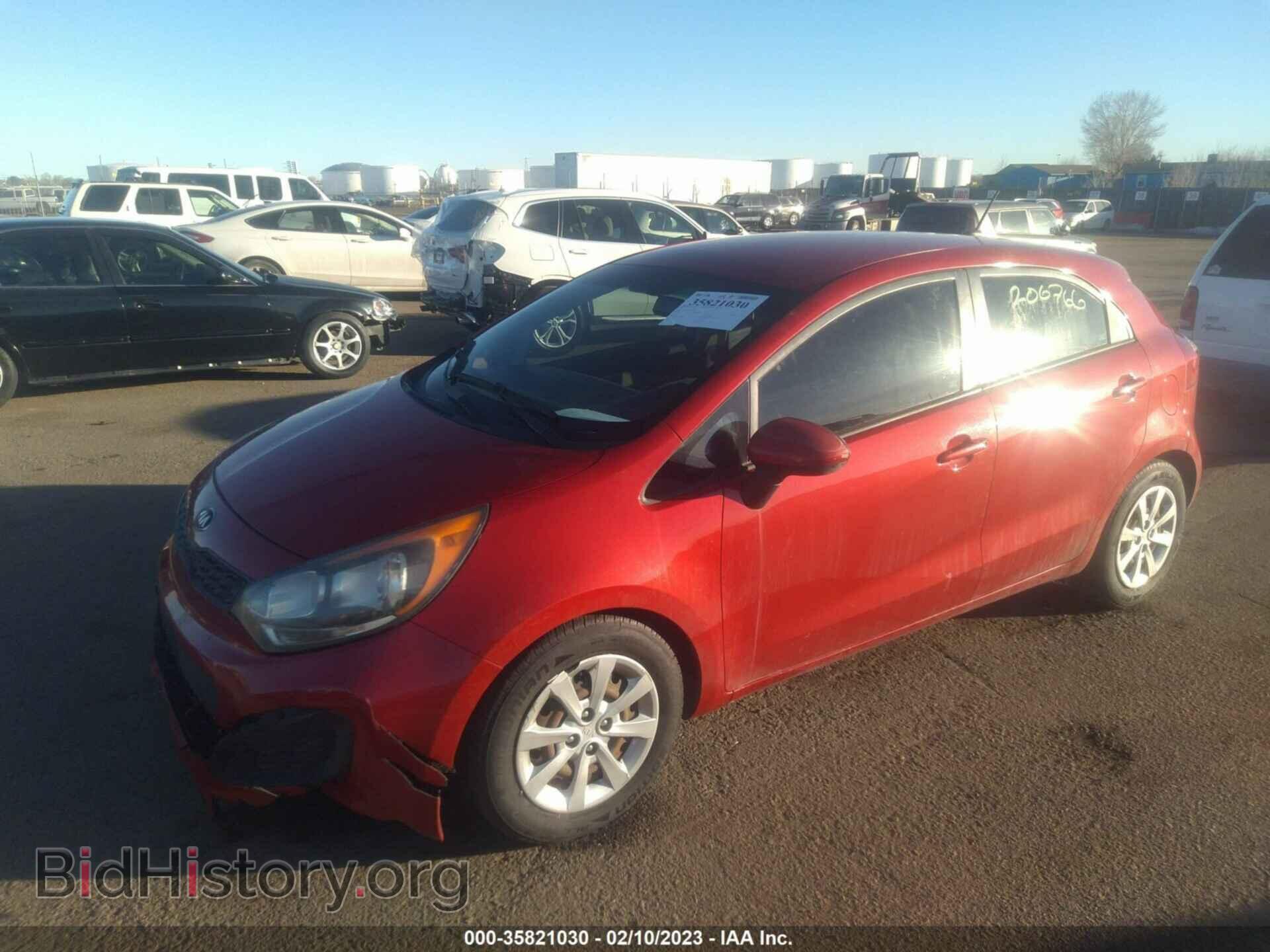 2013 KIA RIO - VIN: KNADM5A31D6211719 - Фото 2