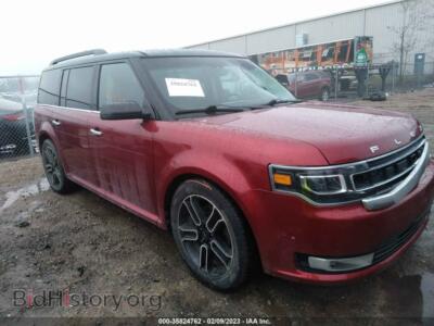 2013 Ford FLEX Limited W/Ecoboost, красный — VIN 2FMHK6DT7DBD32697, IAAI