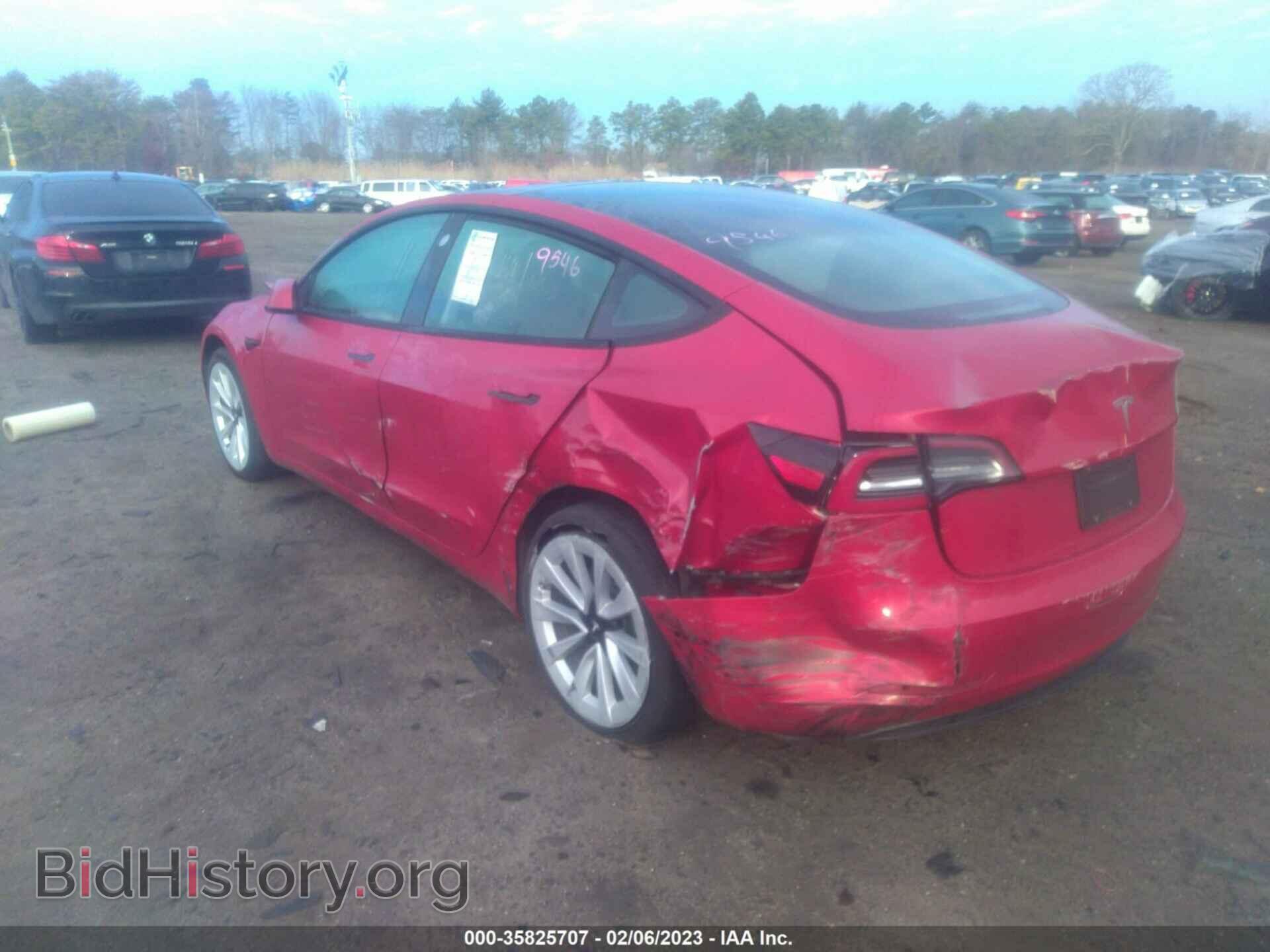 2022 TESLA MODEL 3 - VIN: 5YJ3E1EA3NF191377 - Фото 3