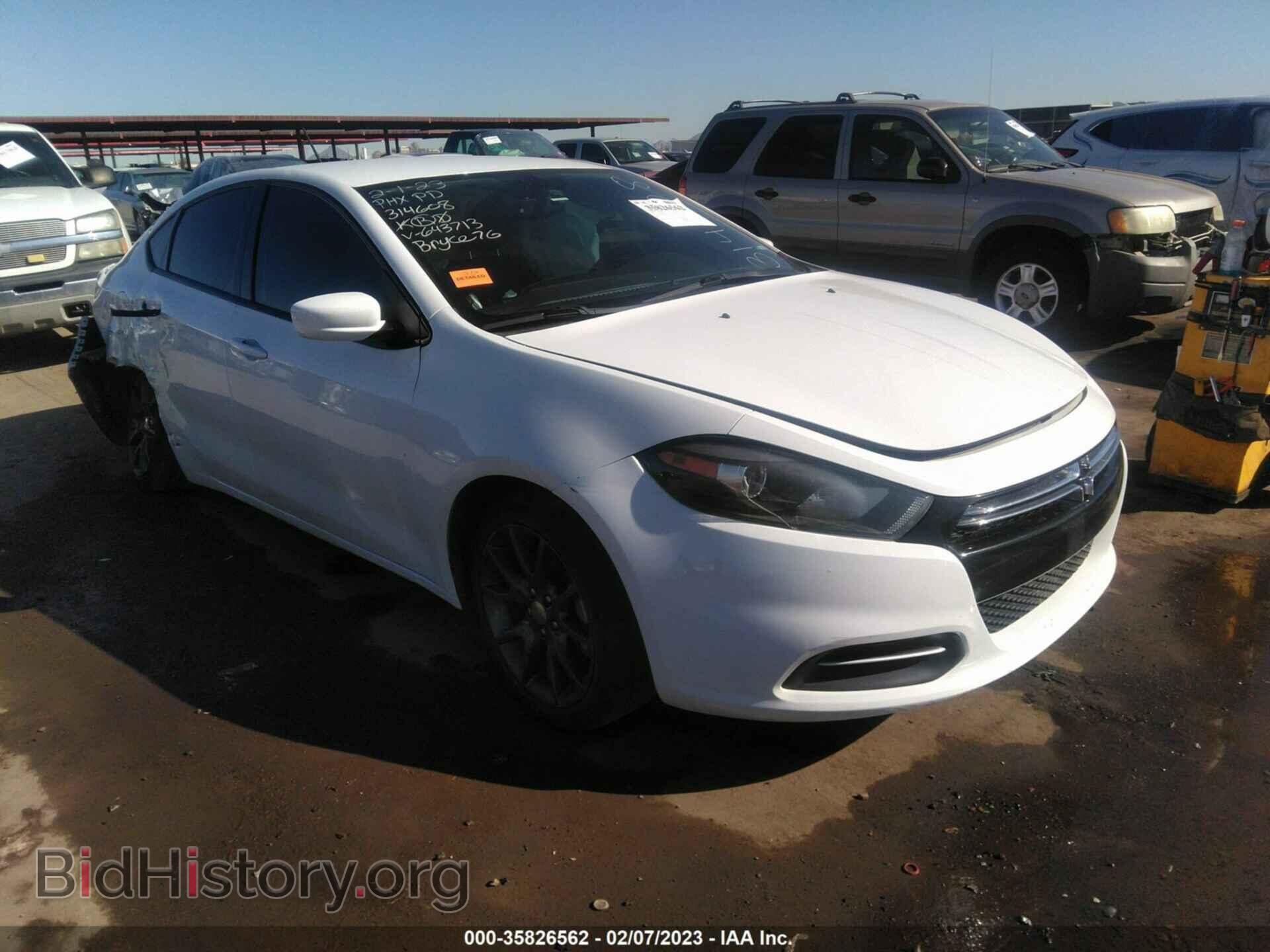 Фотография 1C3CDFAA2GD643713 - DODGE DART 2016