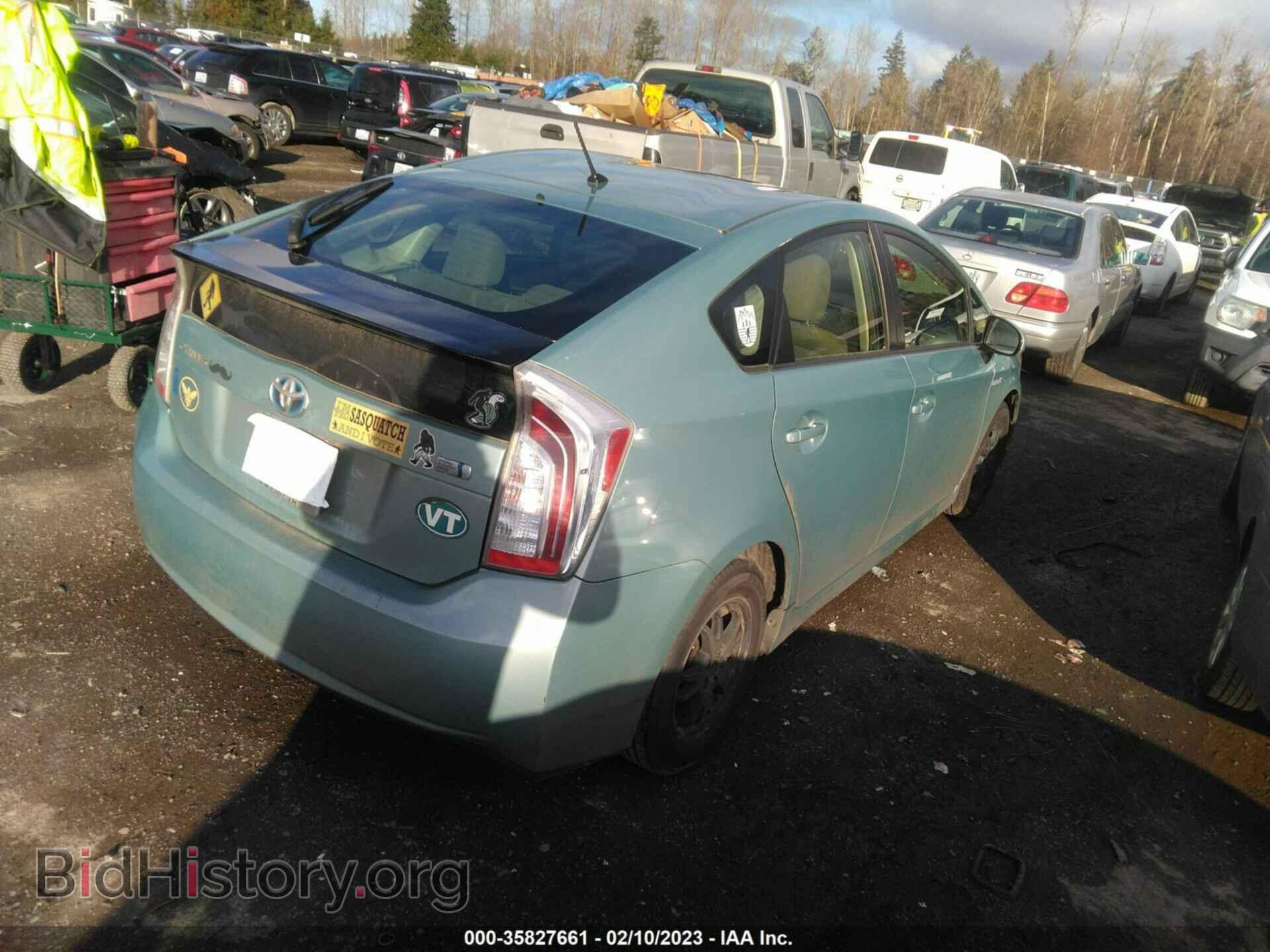 2012 TOYOTA PRIUS - VIN: JTDKN3DU3C5459636 - Фото 4