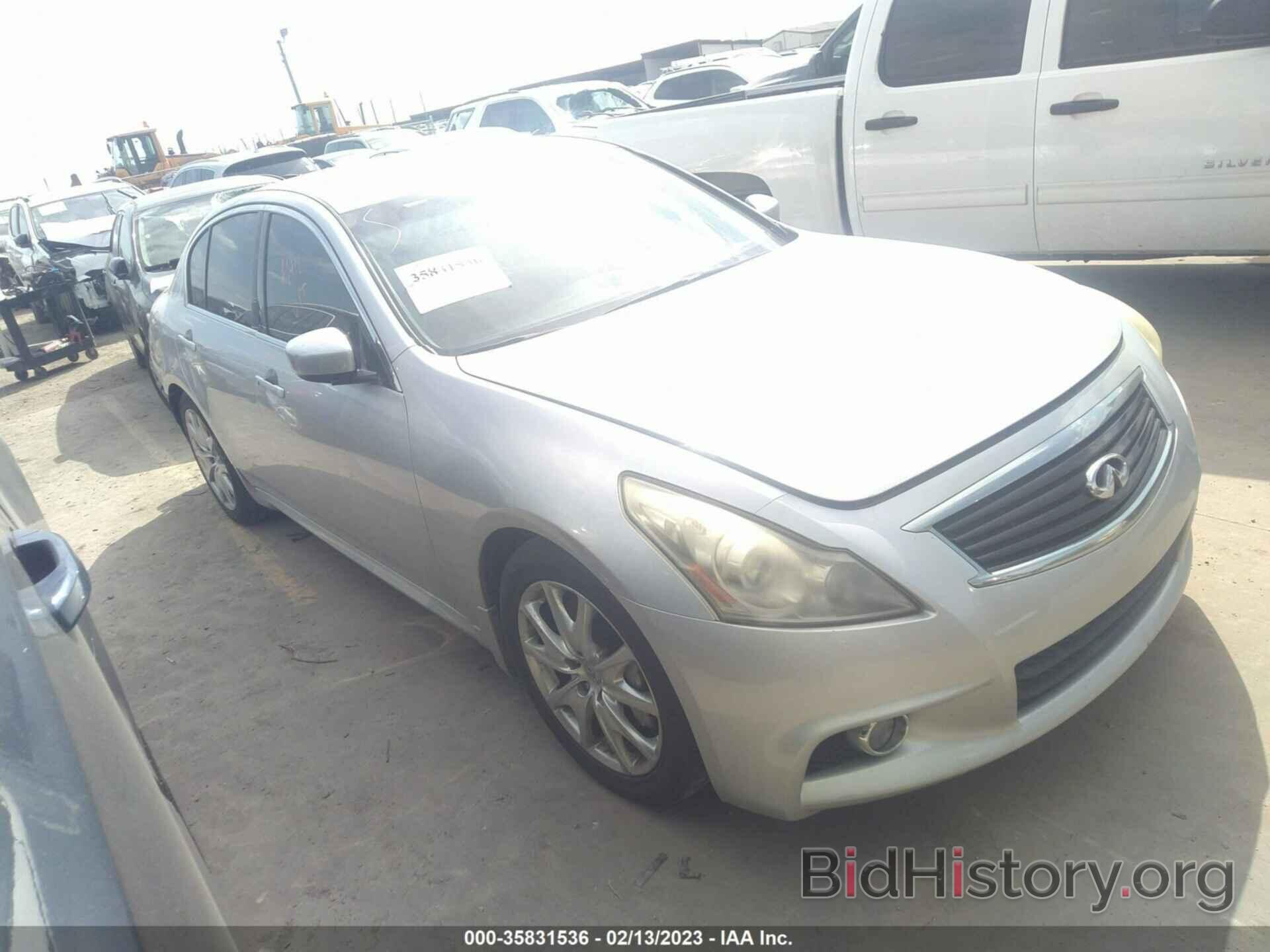 Photo JN1CV6AP0DM718890 - INFINITI G37 SEDAN 2013