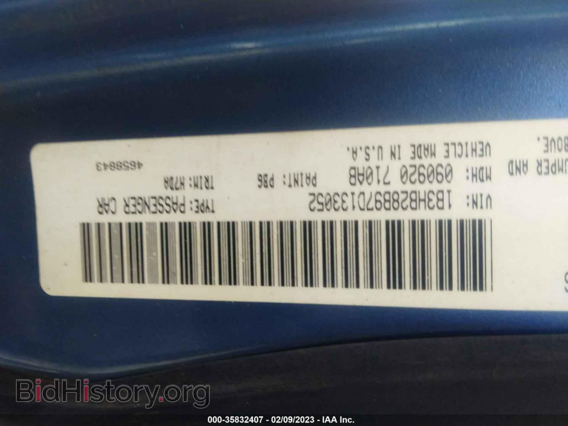 2007 DODGE CALIBER - VIN: 1B3HB28B97D133052 - Фото 7