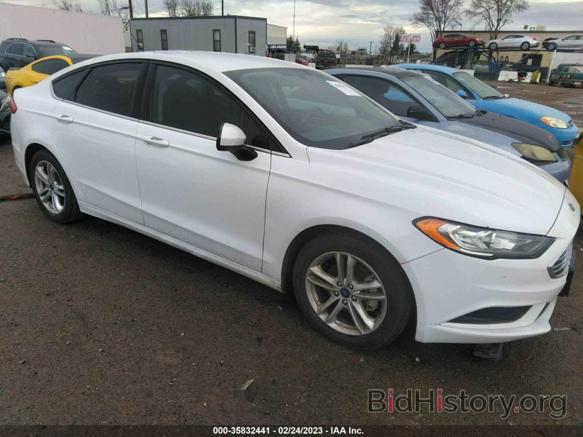 Photo 3FA6P0HD9JR225182 - FORD FUSION 2018