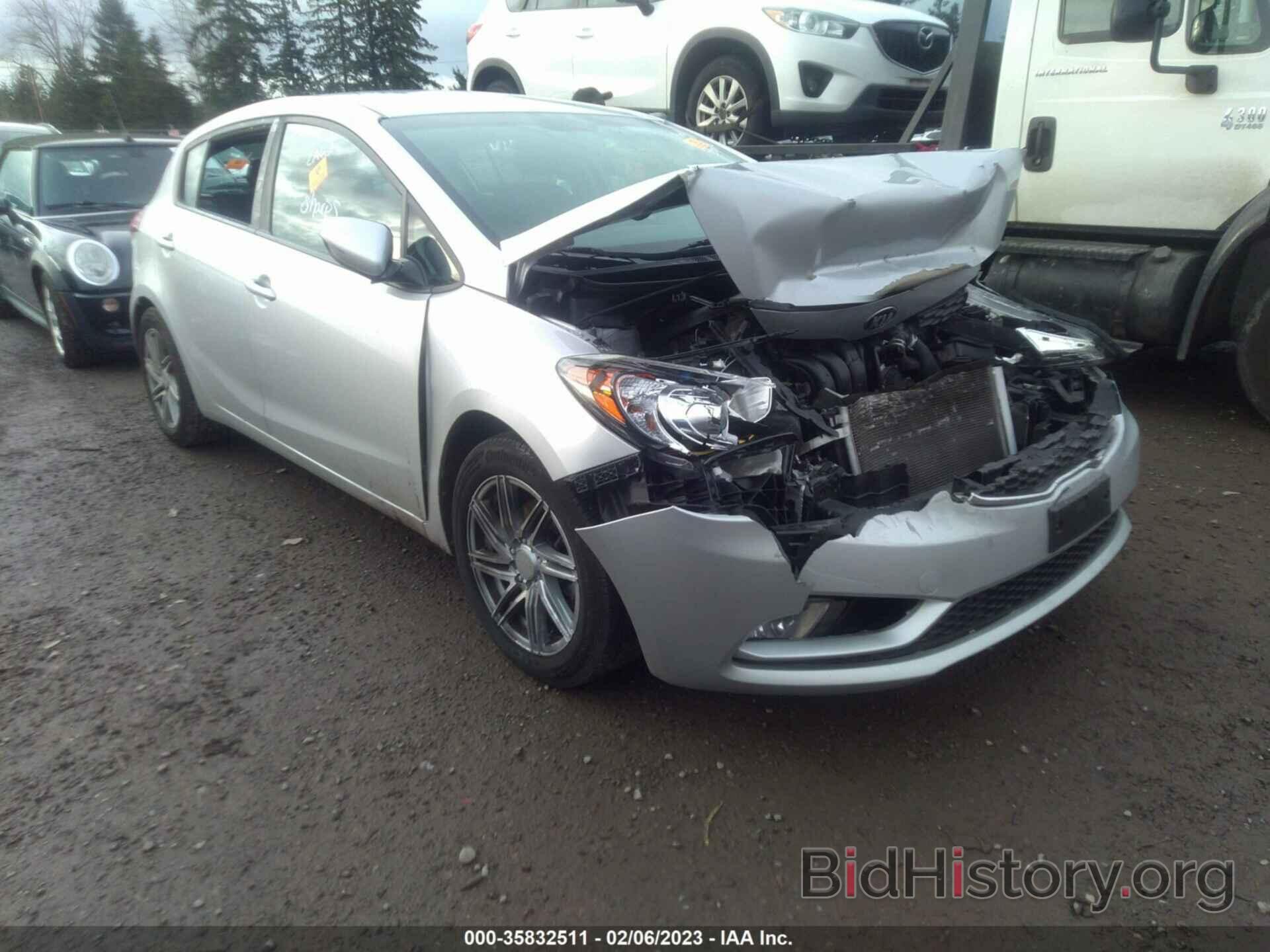 Фотография KNAFK5A84G5604067 - KIA FORTE 5-DOOR 2016