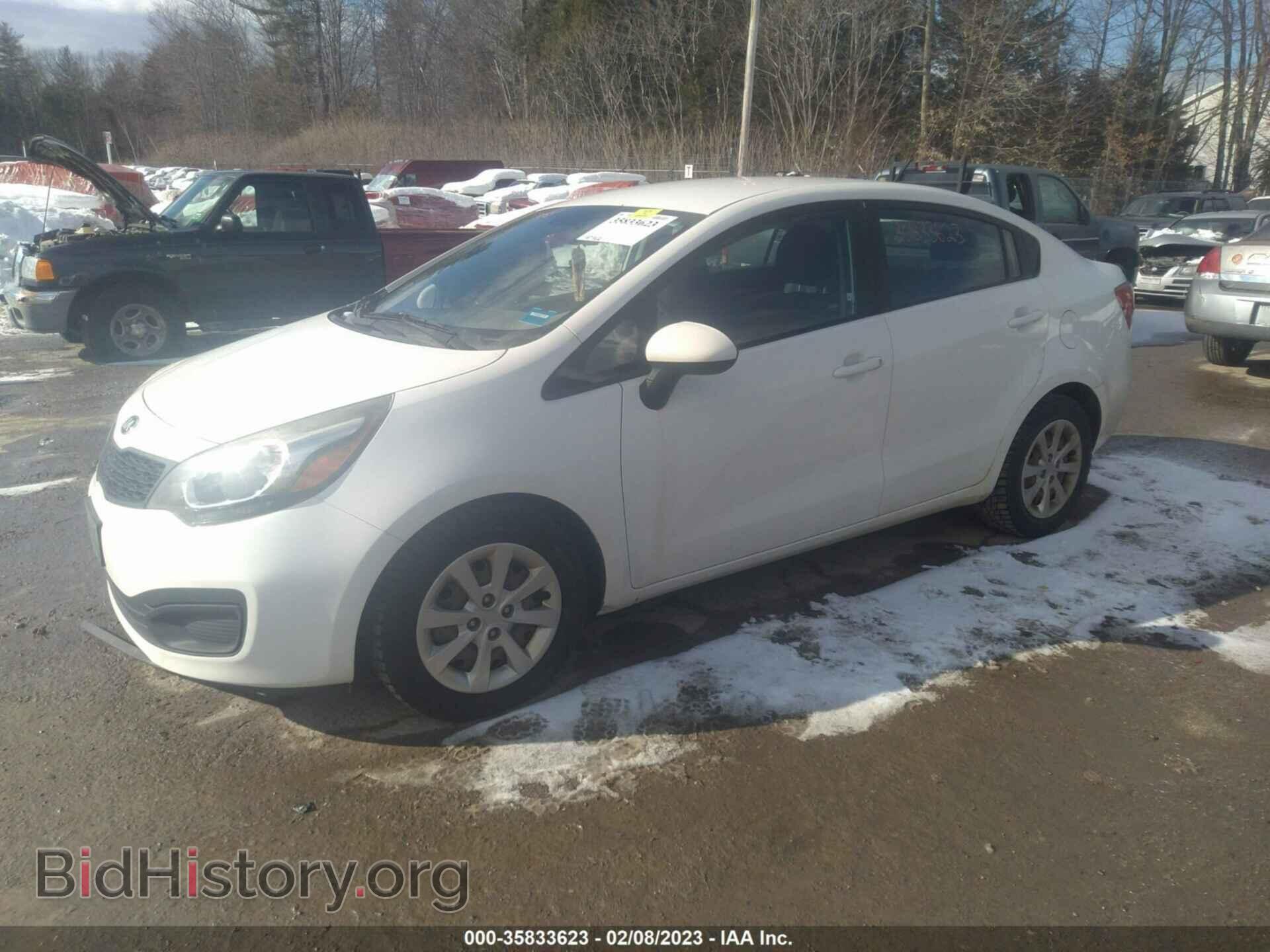 2013 KIA RIO - VIN: KNADM4A32D6165280 - Фото 2