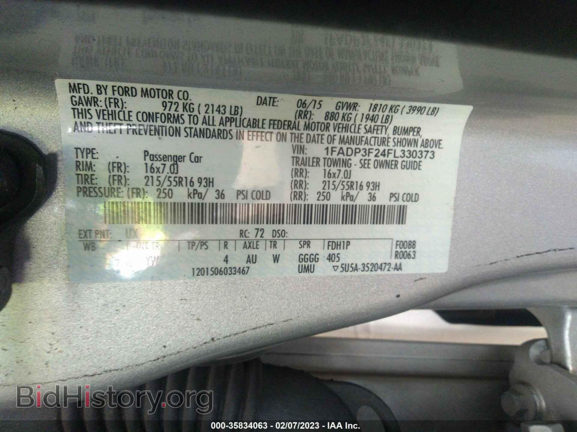 2015 FORD FOCUS - VIN: 1FADP3F24FL330373 - Photo 9