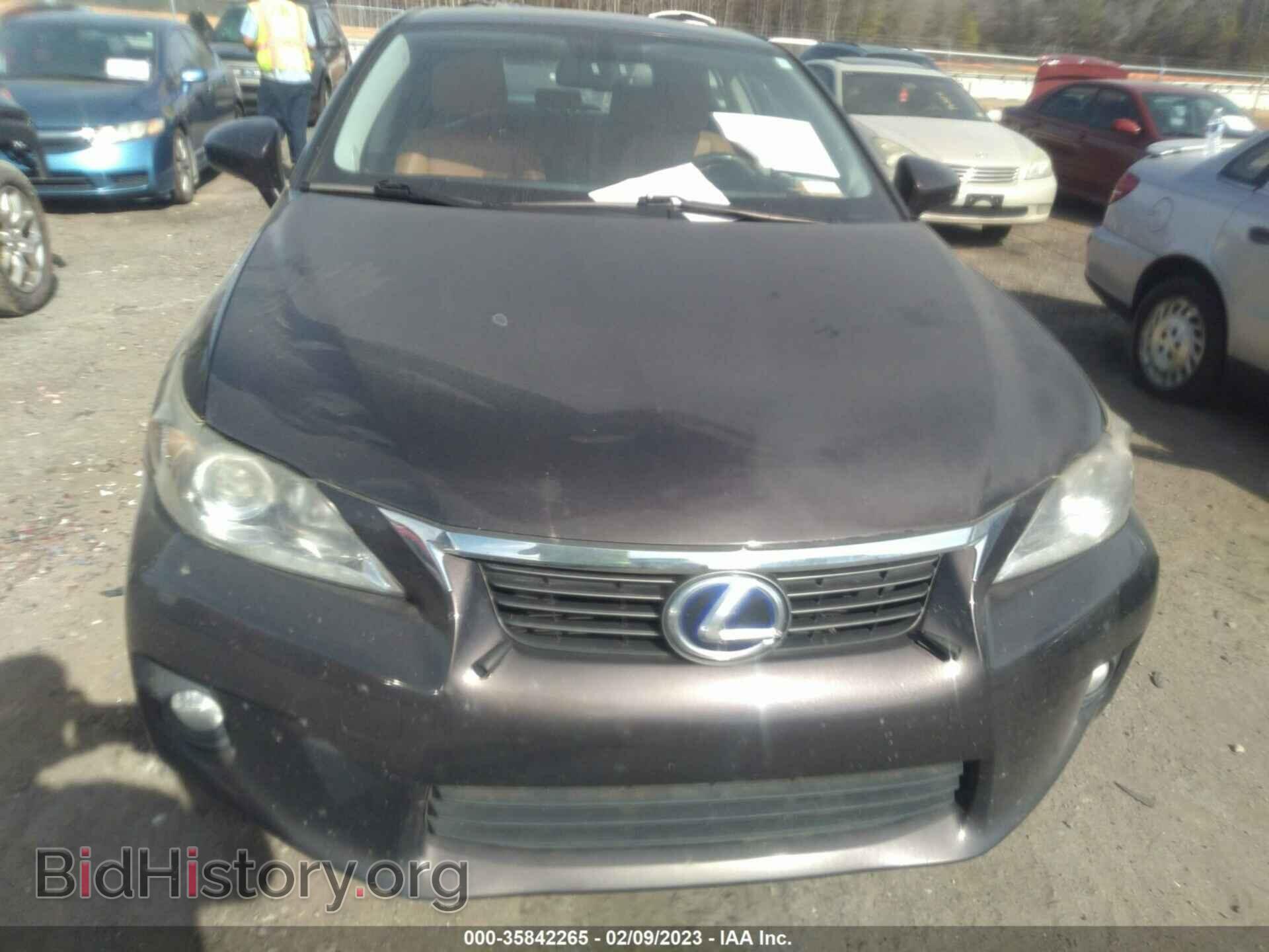 2012 LEXUS CT 200H - VIN: JTHKD5BH7C2066534 - Фото 6