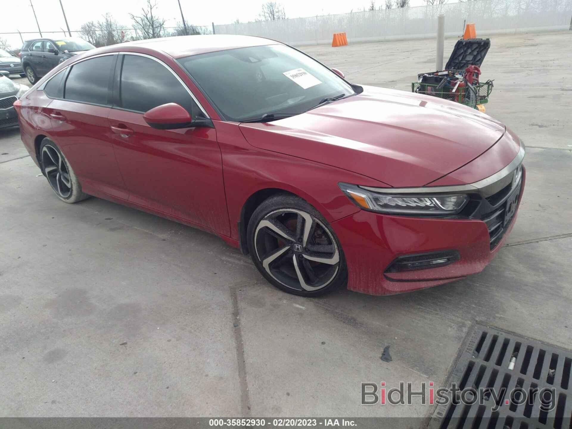 Photo 1HGCV1F35JA016679 - HONDA ACCORD SEDAN 2018