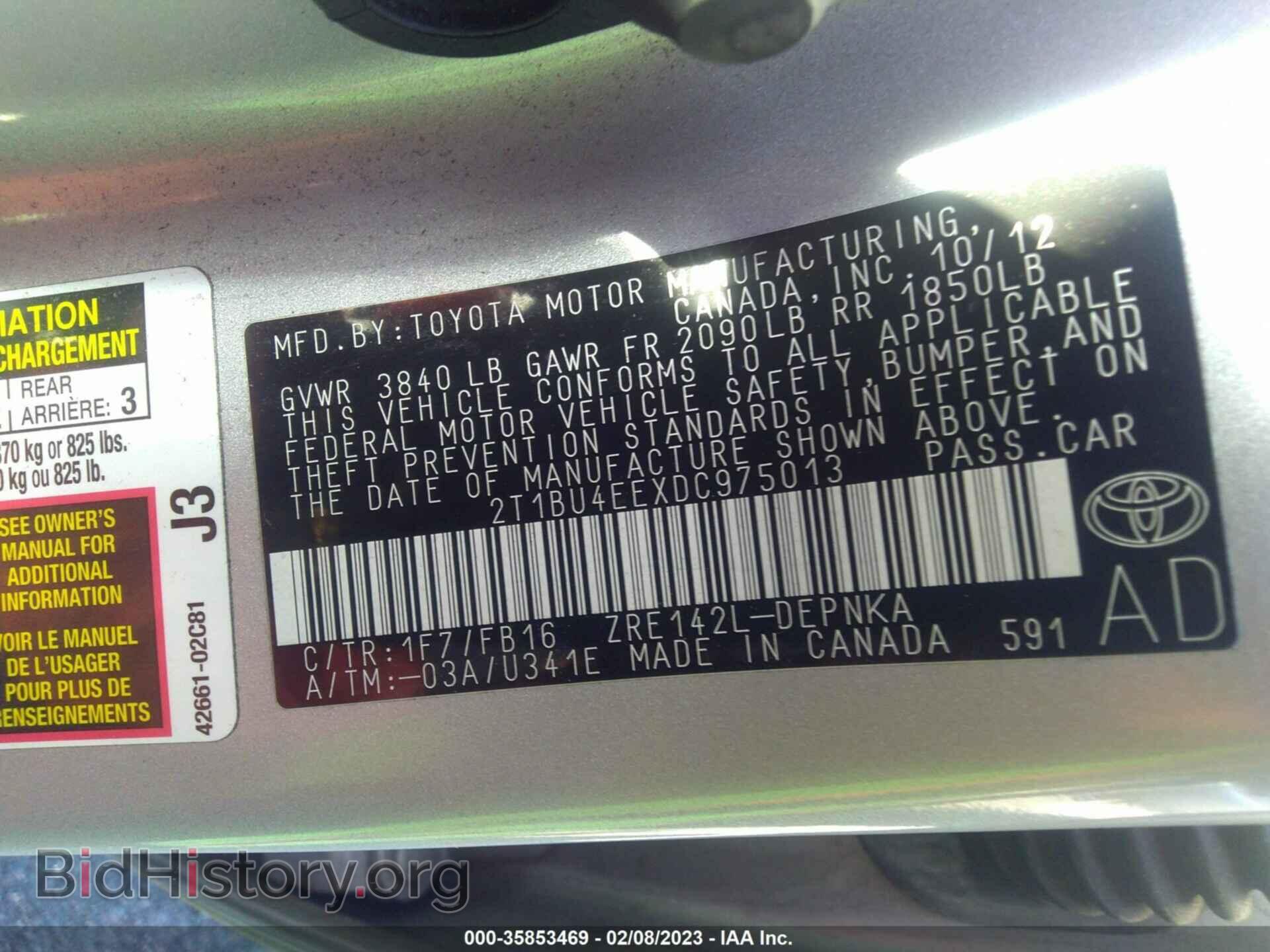 2013 TOYOTA COROLLA - VIN: 2T1BU4EEXDC975013 - Photo 9