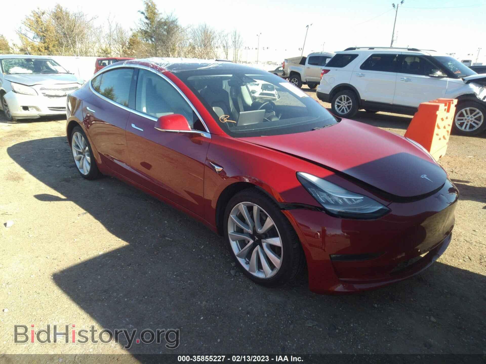Photo 5YJ3E1EB1KF389864 - TESLA MODEL 3 2019