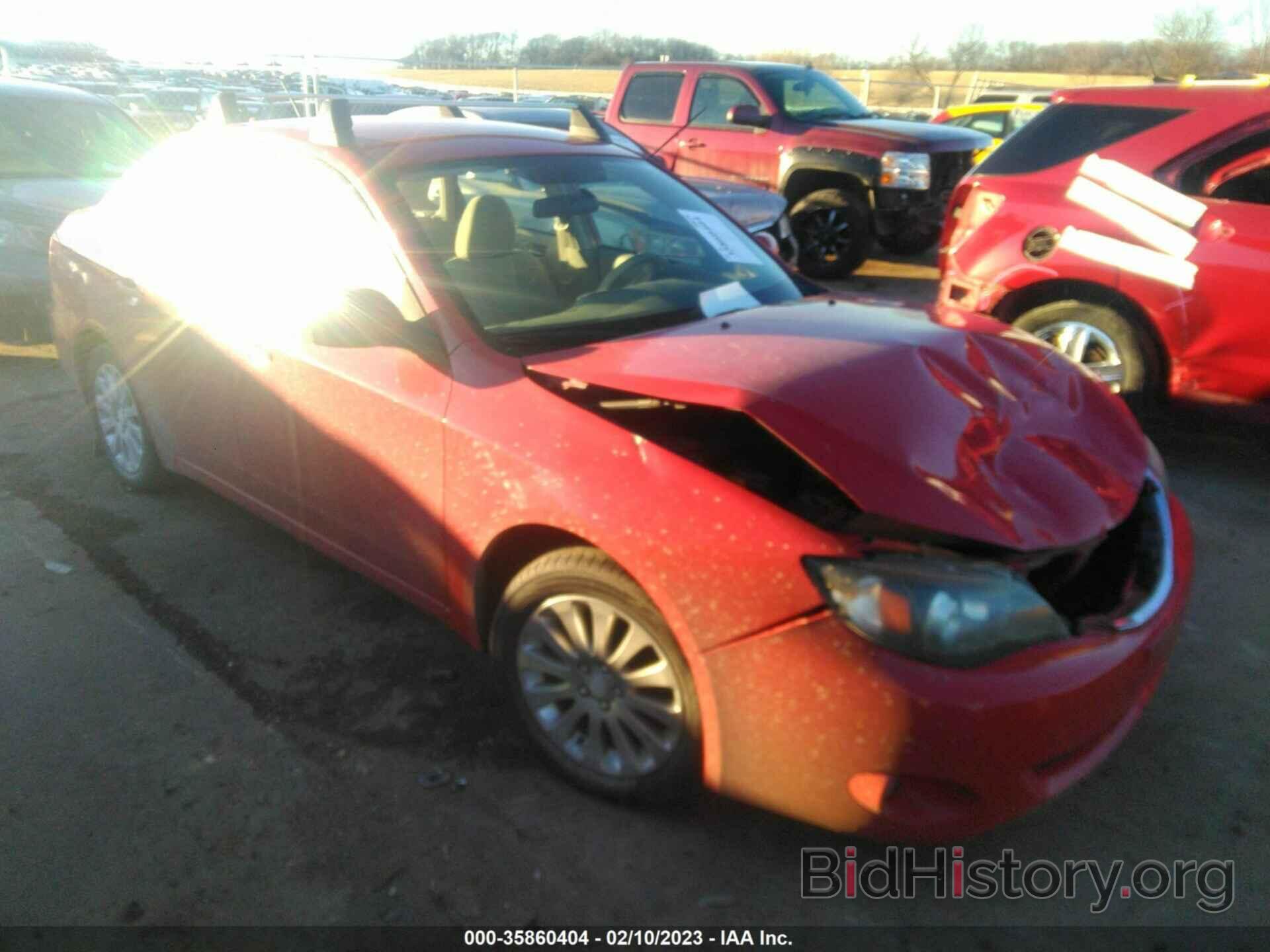 Photo JF1GE61658H525306 - SUBARU IMPREZA SEDAN 2008