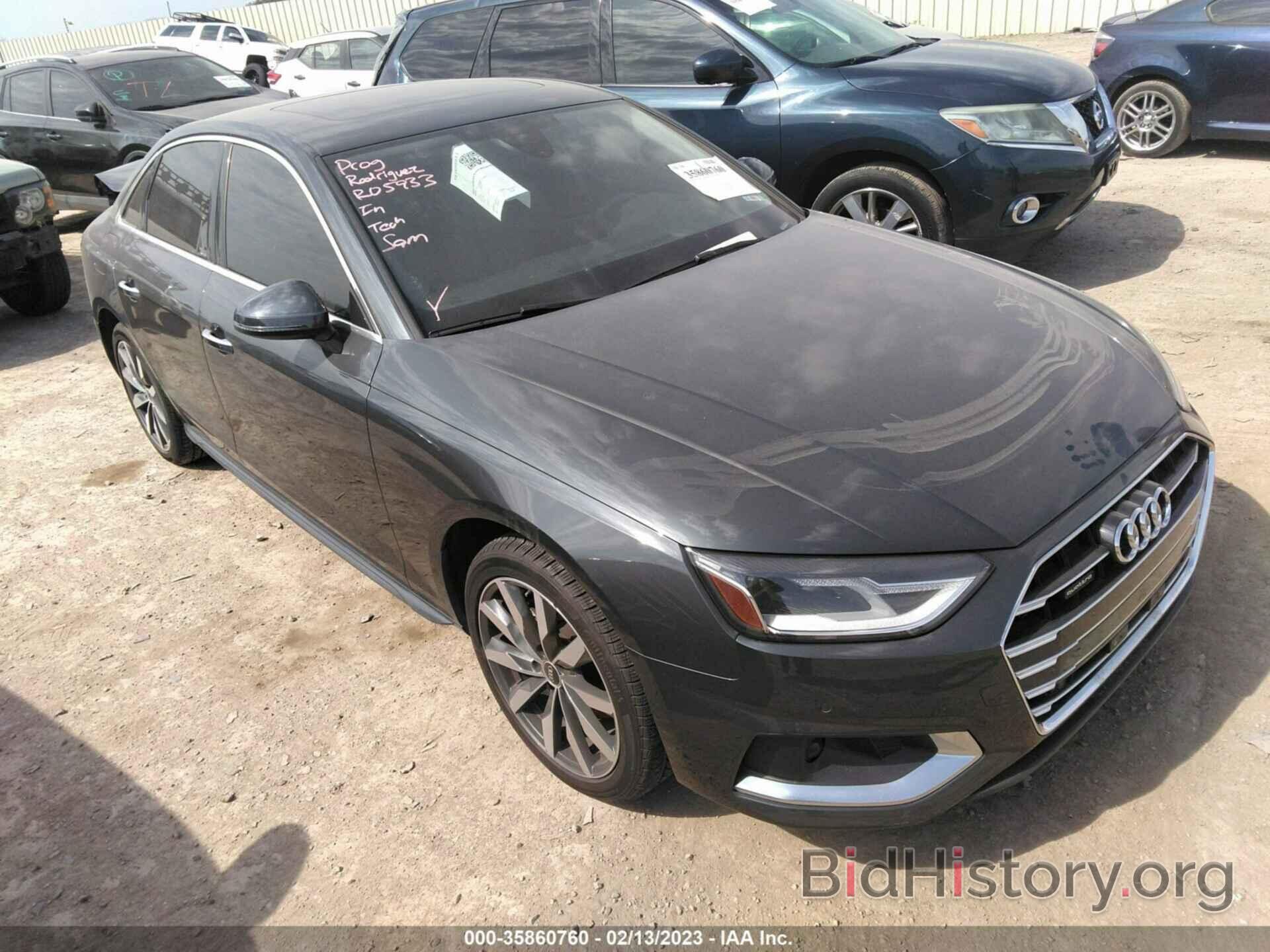 Photo WAUABAF49NA006232 - AUDI A4 SEDAN 2022