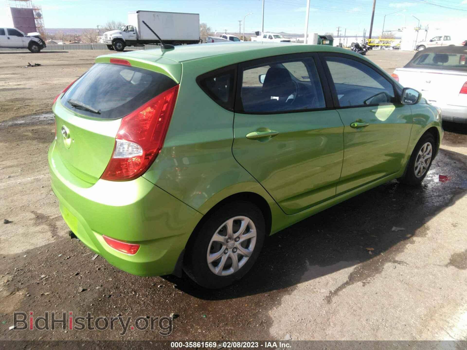 2012 HYUNDAI ACCENT - VIN: KMHCT5AE3CU018836 - Фото 4