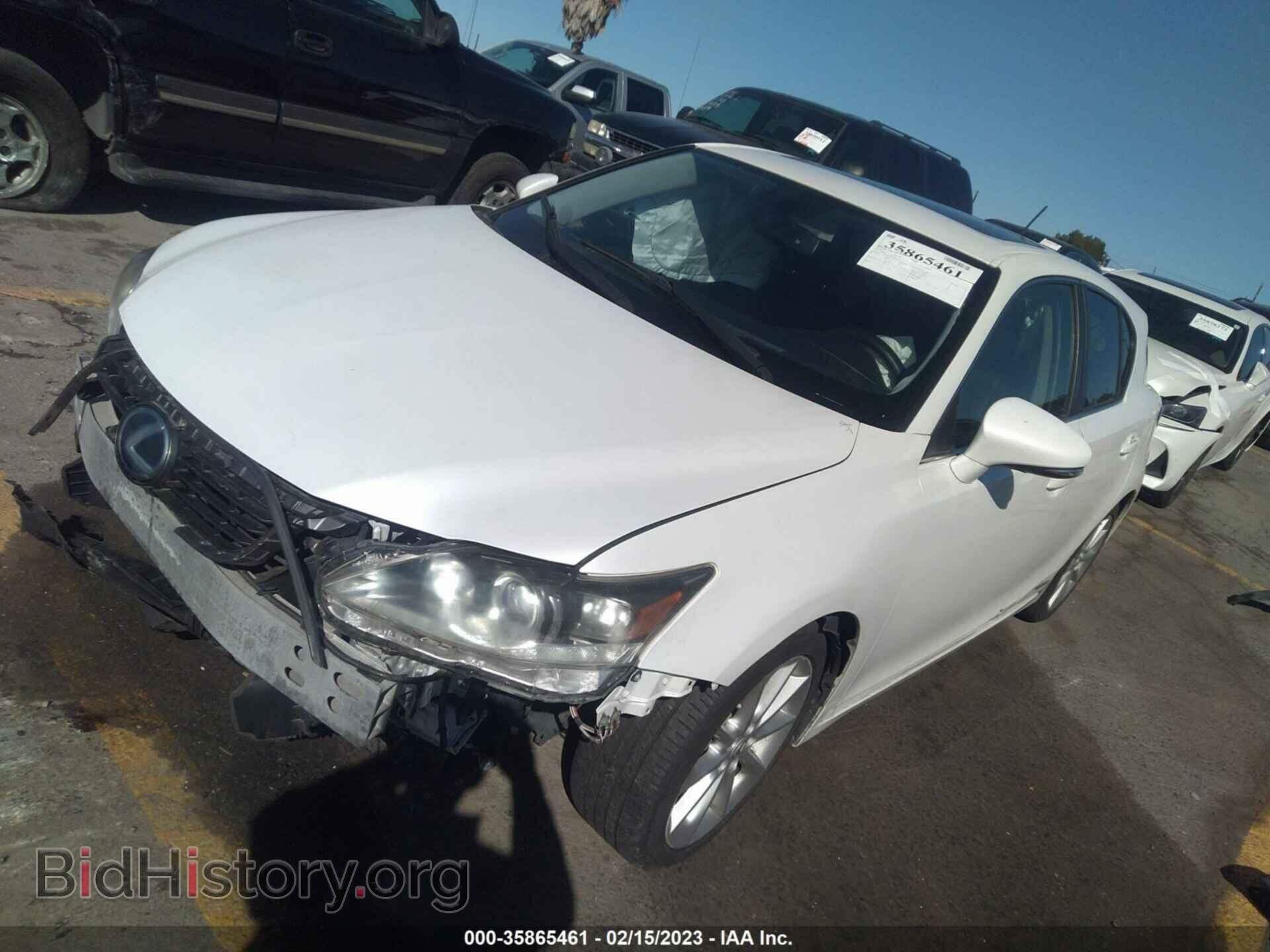 2013 LEXUS CT 200H - VIN: JTHKD5BH8D2151397 - Фото 2
