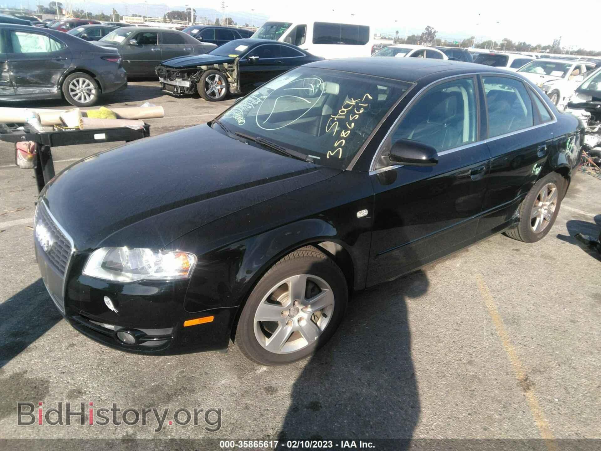 2006 AUDI A4 - VIN: WAUAF78E96A130564 - Фото 2