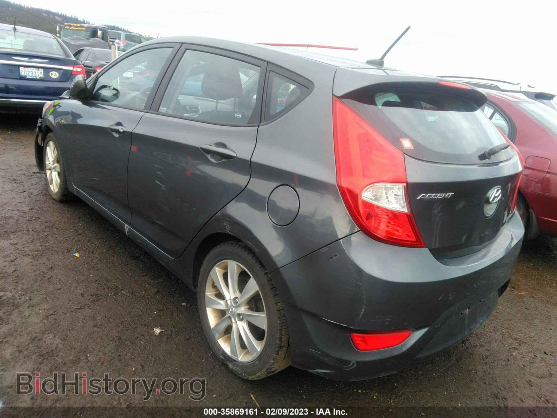 2012 HYUNDAI ACCENT - VIN: KMHCU5AE6CU015183 - Фото 3
