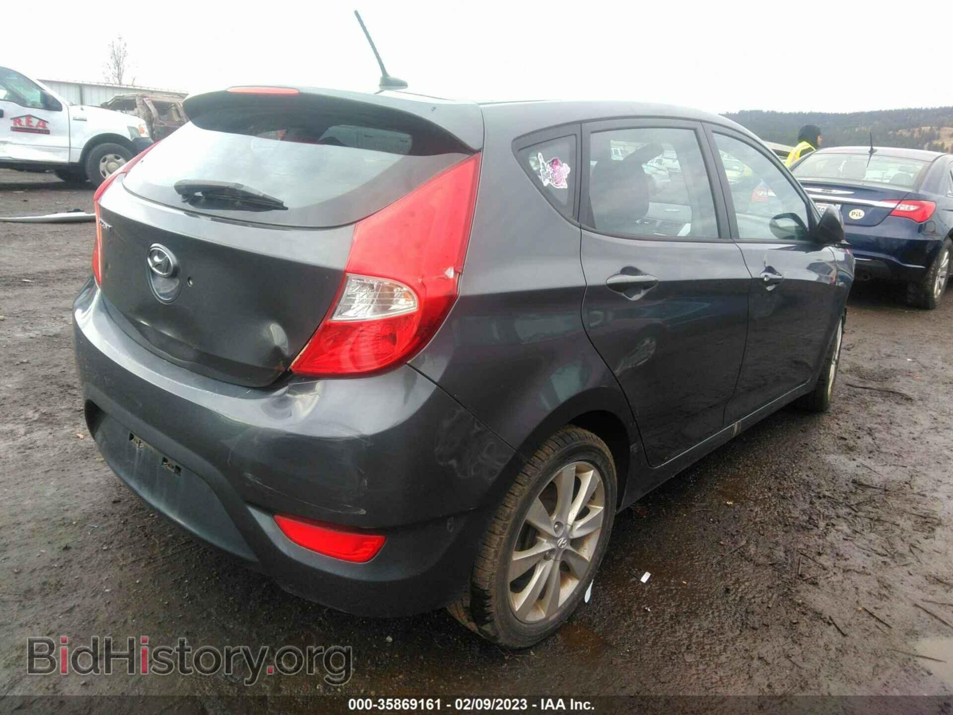 2012 HYUNDAI ACCENT - VIN: KMHCU5AE6CU015183 - Фото 4
