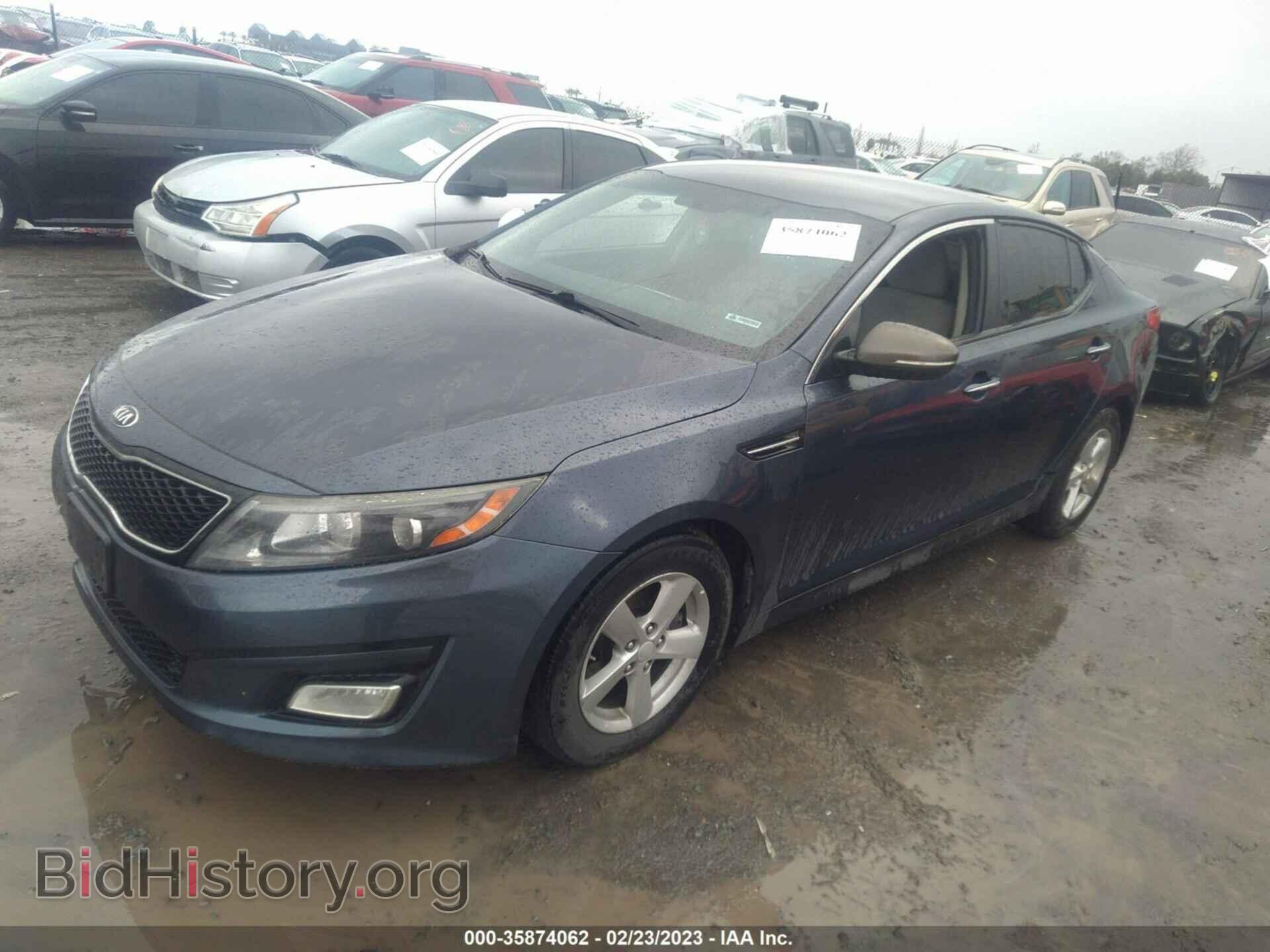 2015 KIA OPTIMA - VIN: 5XXGM4A73FG480855 - Фото 2