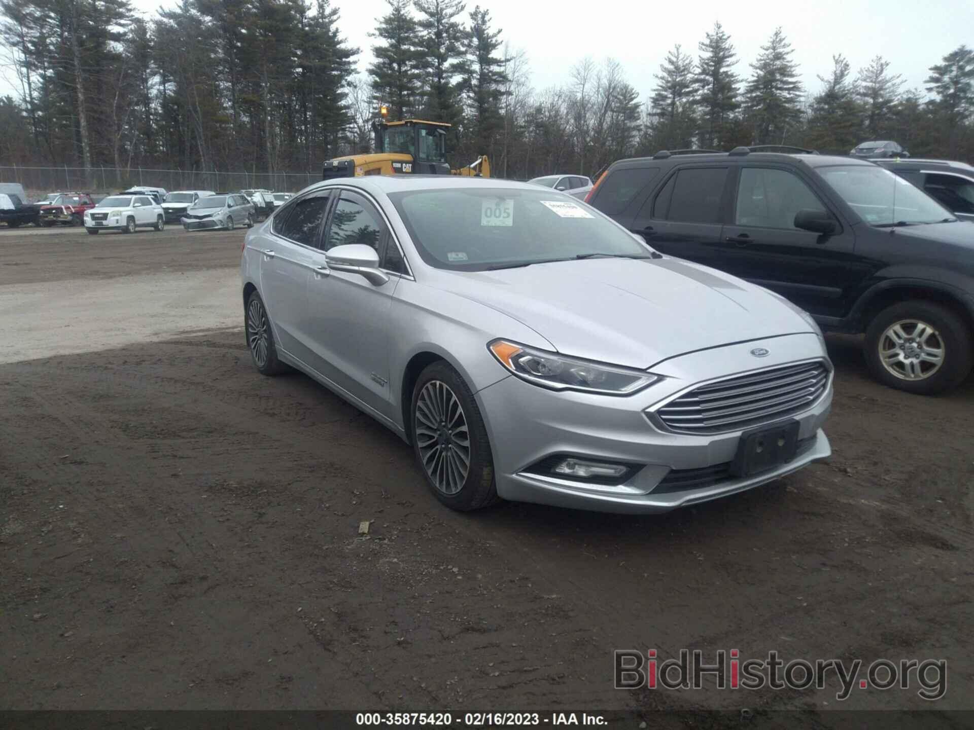 Photo 3FA6P0PU8HR153600 - FORD FUSION ENERGI 2017