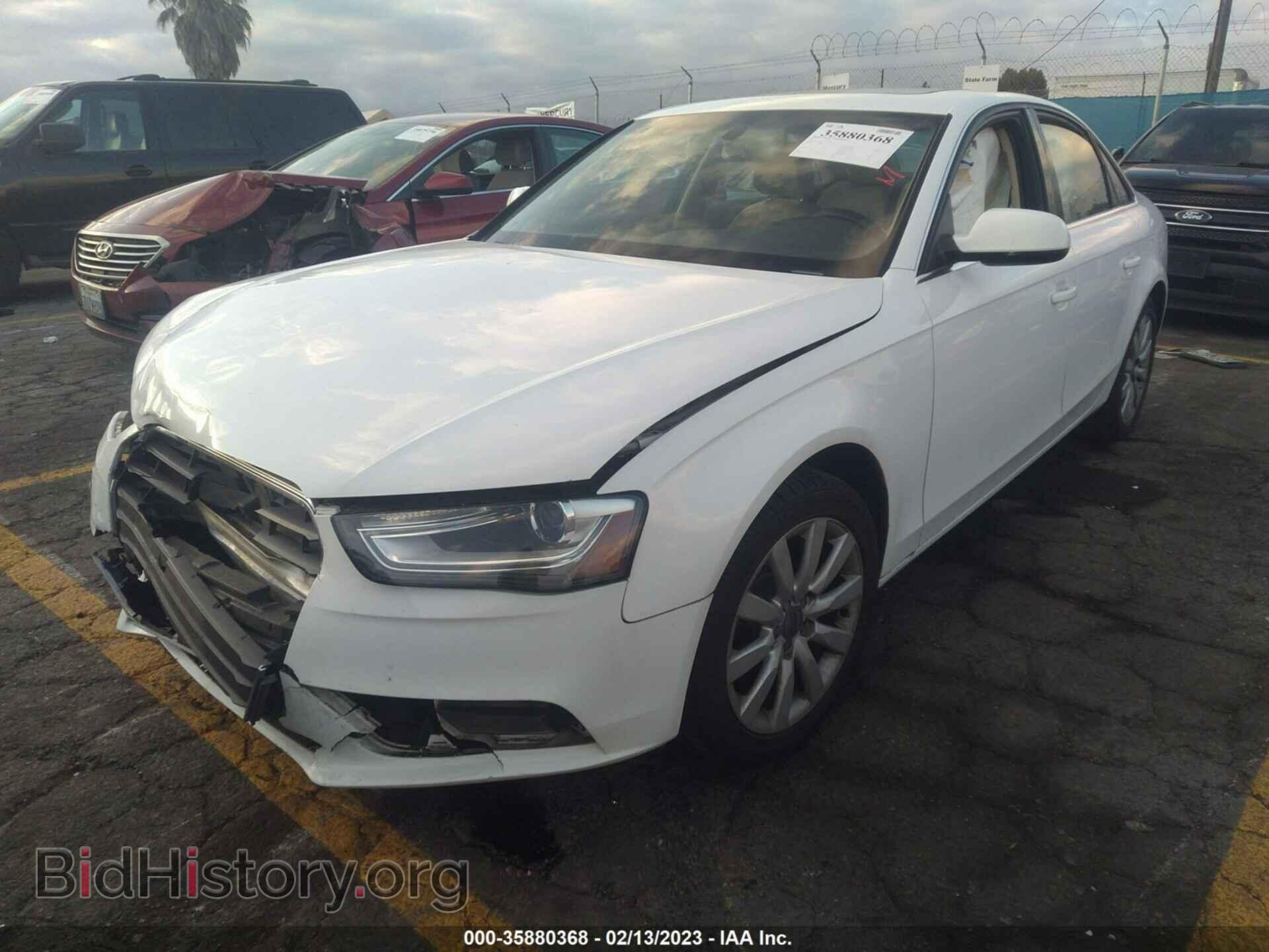 2013 AUDI A4 - VIN: WAUAFAFL2DA149727 - Photo 2