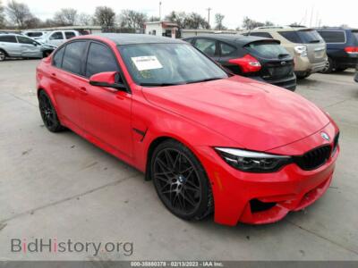 2018 BMW M3, red — VIN WBS8M9C52J5L01076, IAAI
