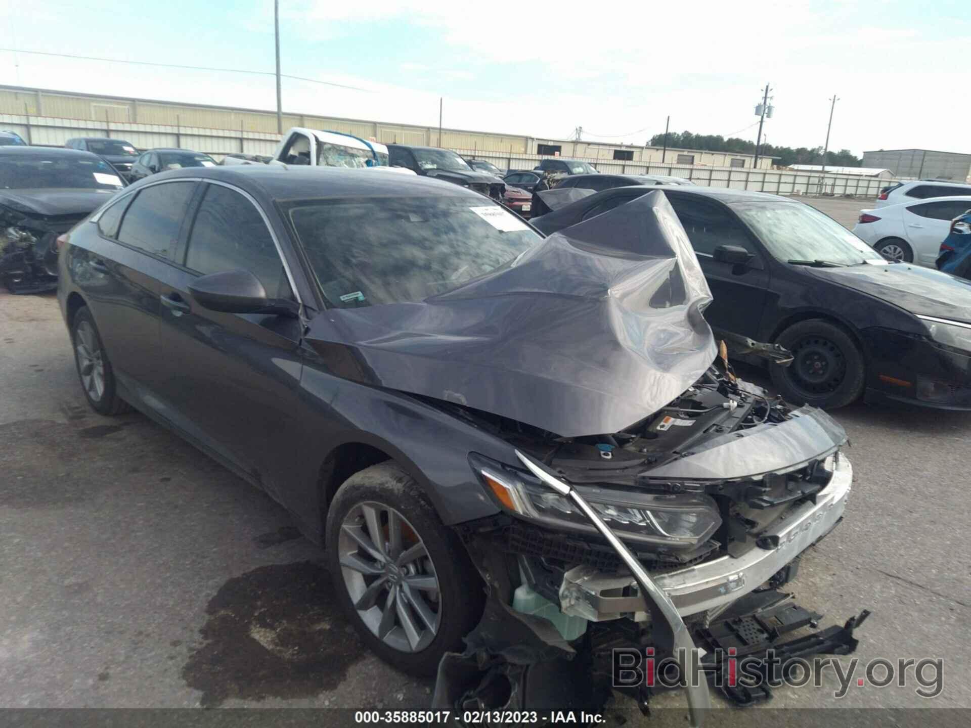 Photo 1HGCV1F18MA116374 - HONDA ACCORD SEDAN 2021