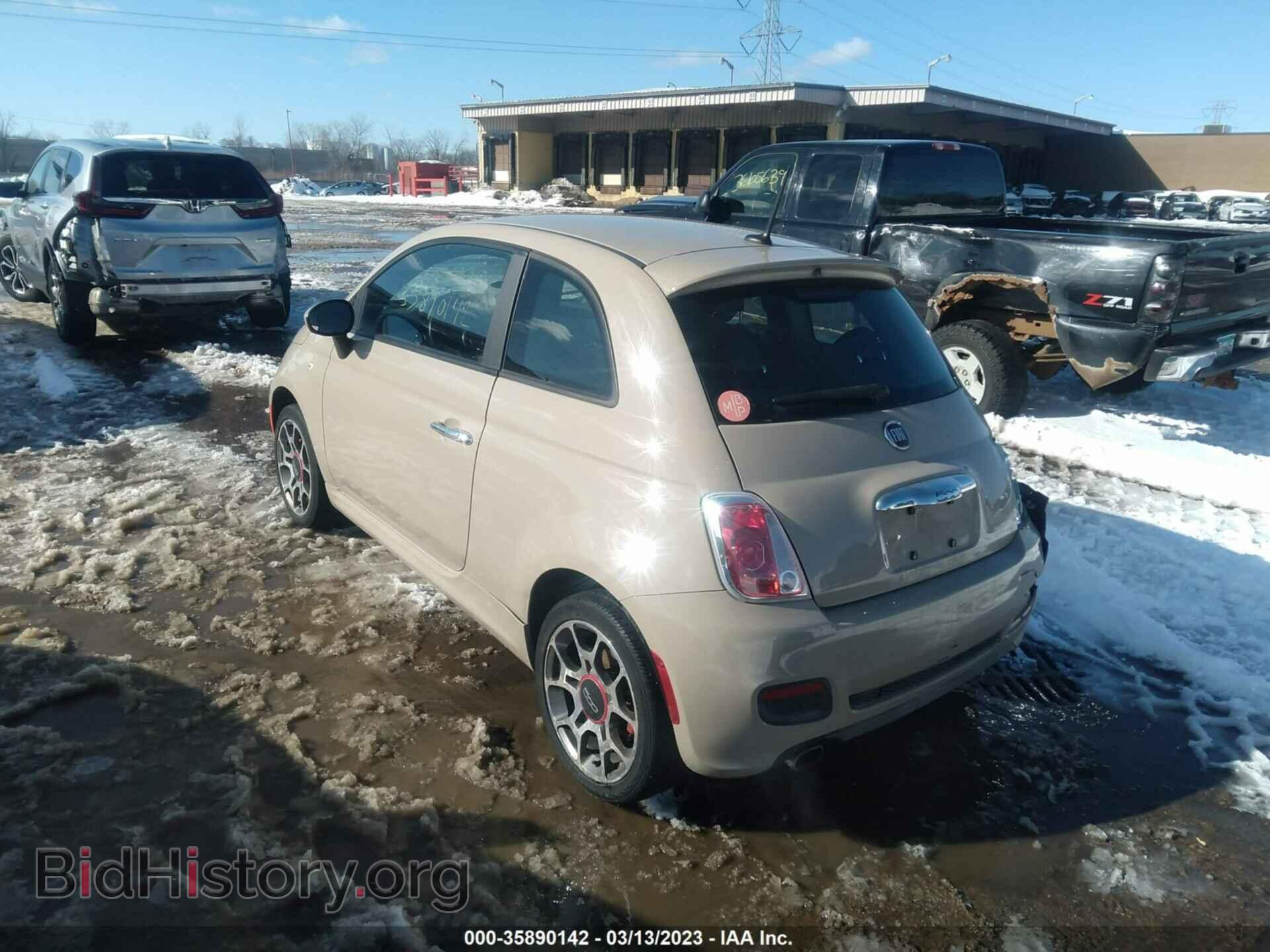 2012 FIAT 500 - VIN: 3C3CFFBR2CT385471 - Фото 3