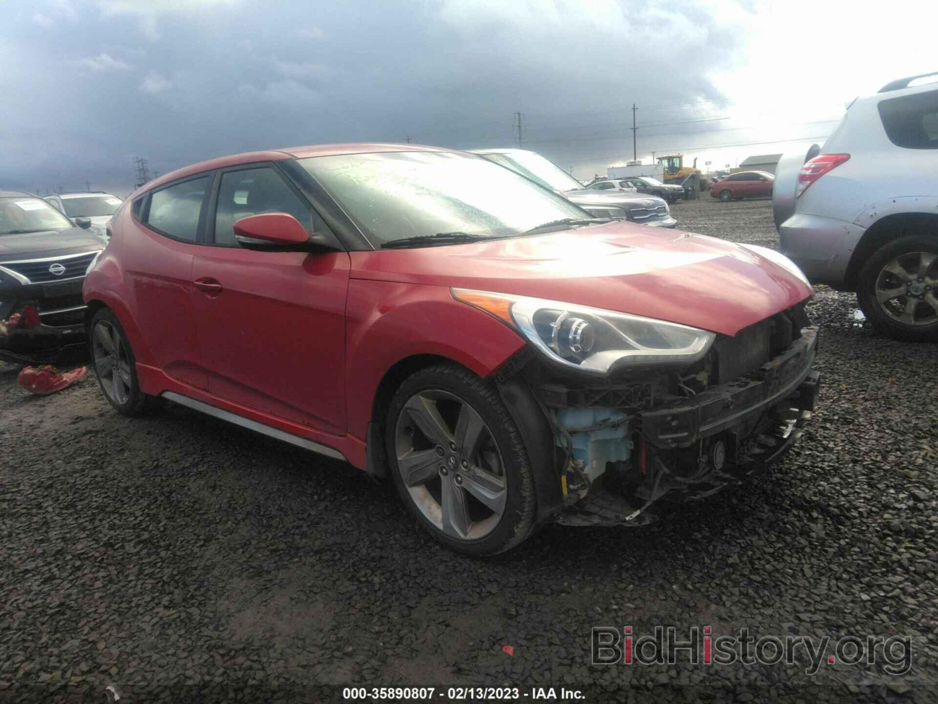 Photo KMHTC6AE5EU196319 - HYUNDAI VELOSTER 2014