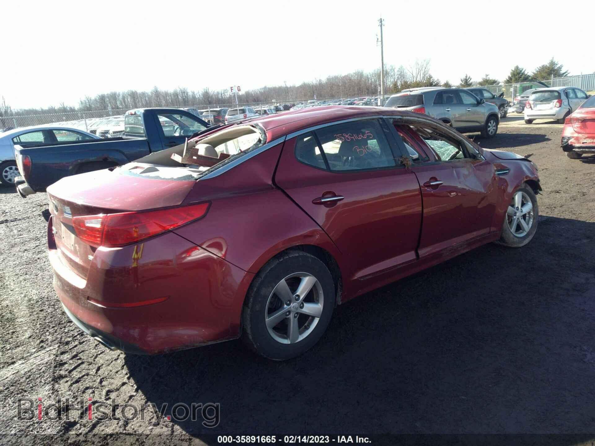 2015 KIA OPTIMA - VIN: 5XXGM4A70FG467769 - Фото 4