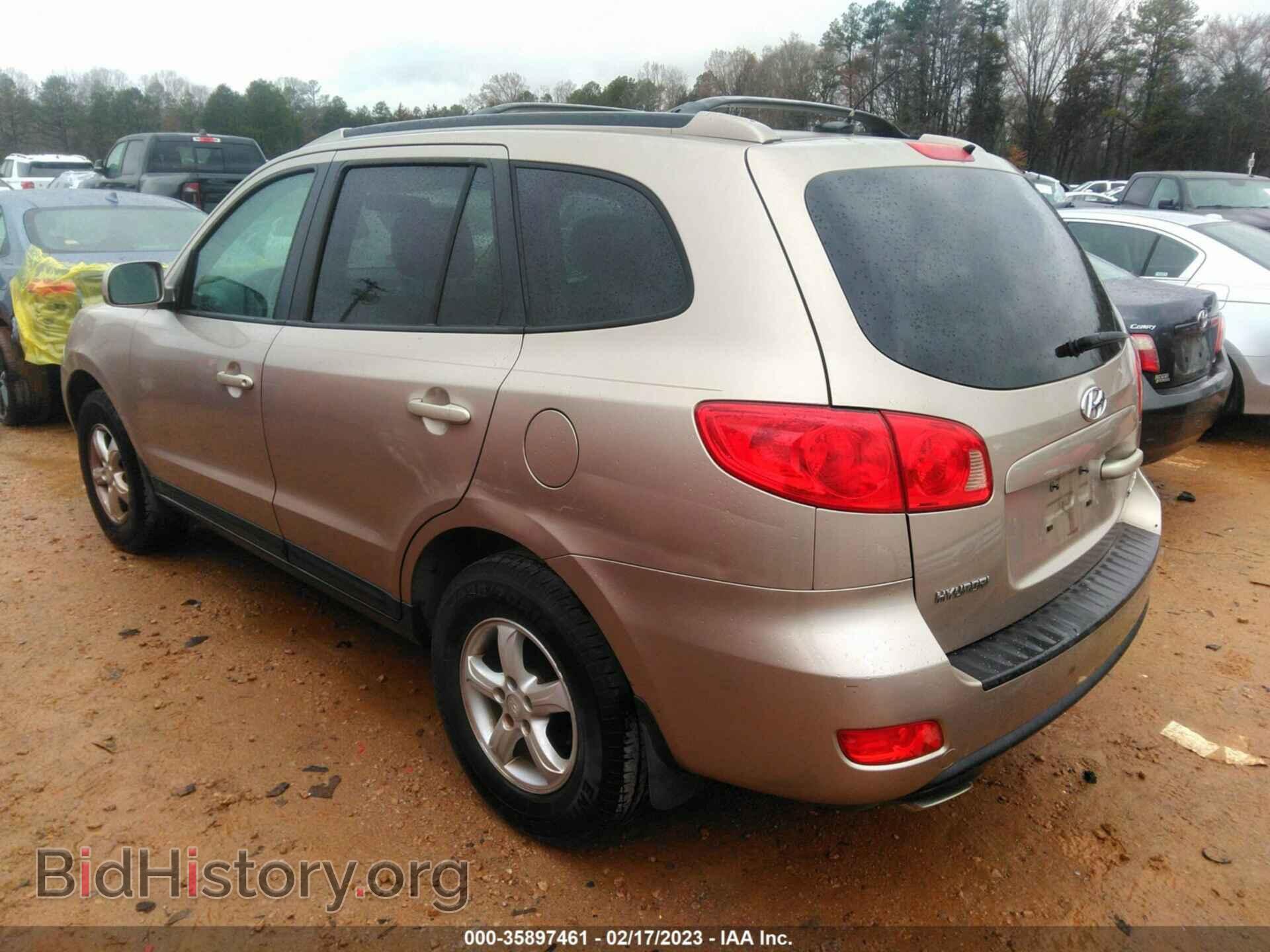 2007 HYUNDAI SANTA FE - VIN: 5NMSG13D87H087844 - Фото 3