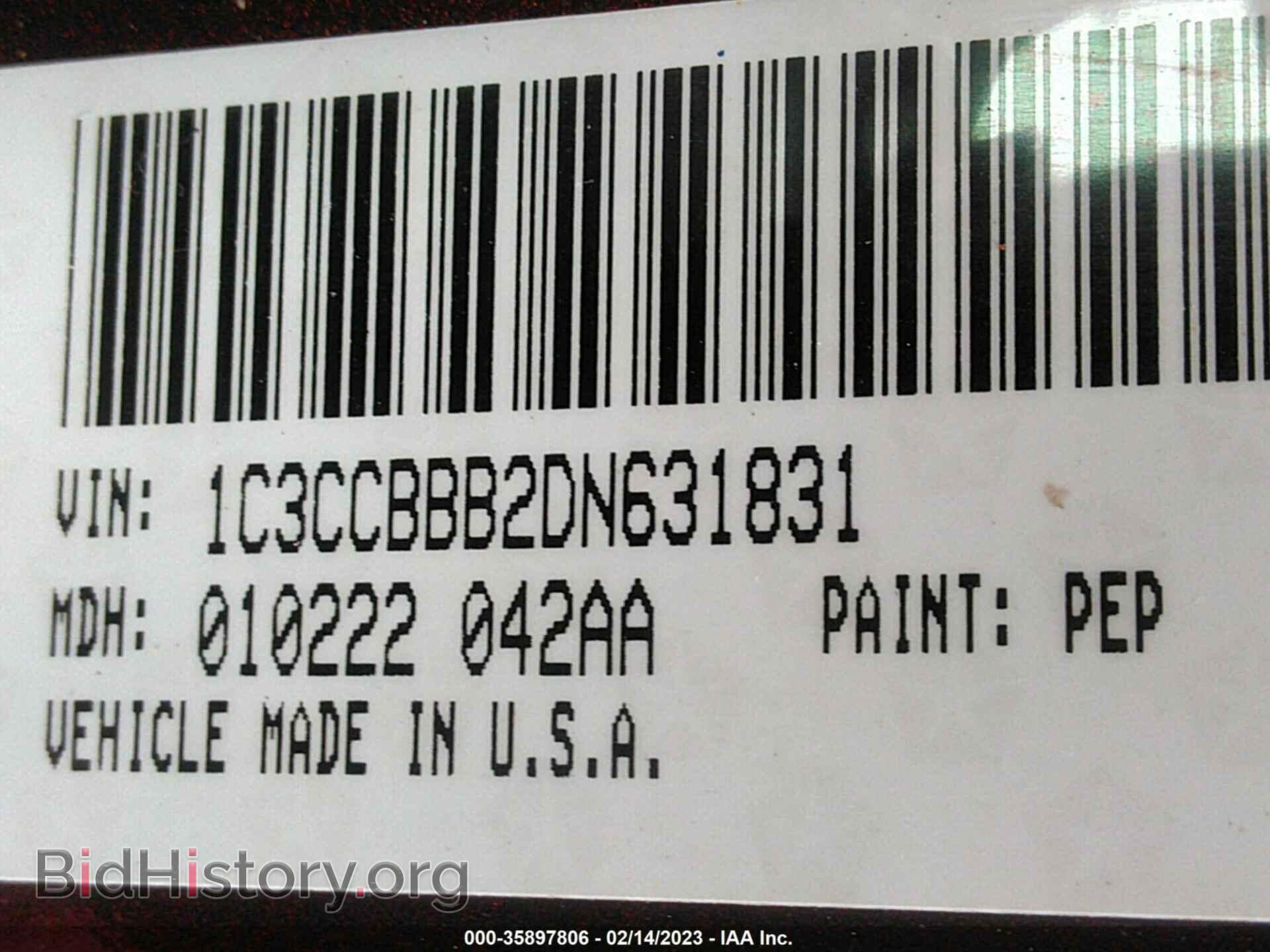 2013 CHRYSLER 200 - VIN: 1C3CCBBB2DN631831 - Фото 9
