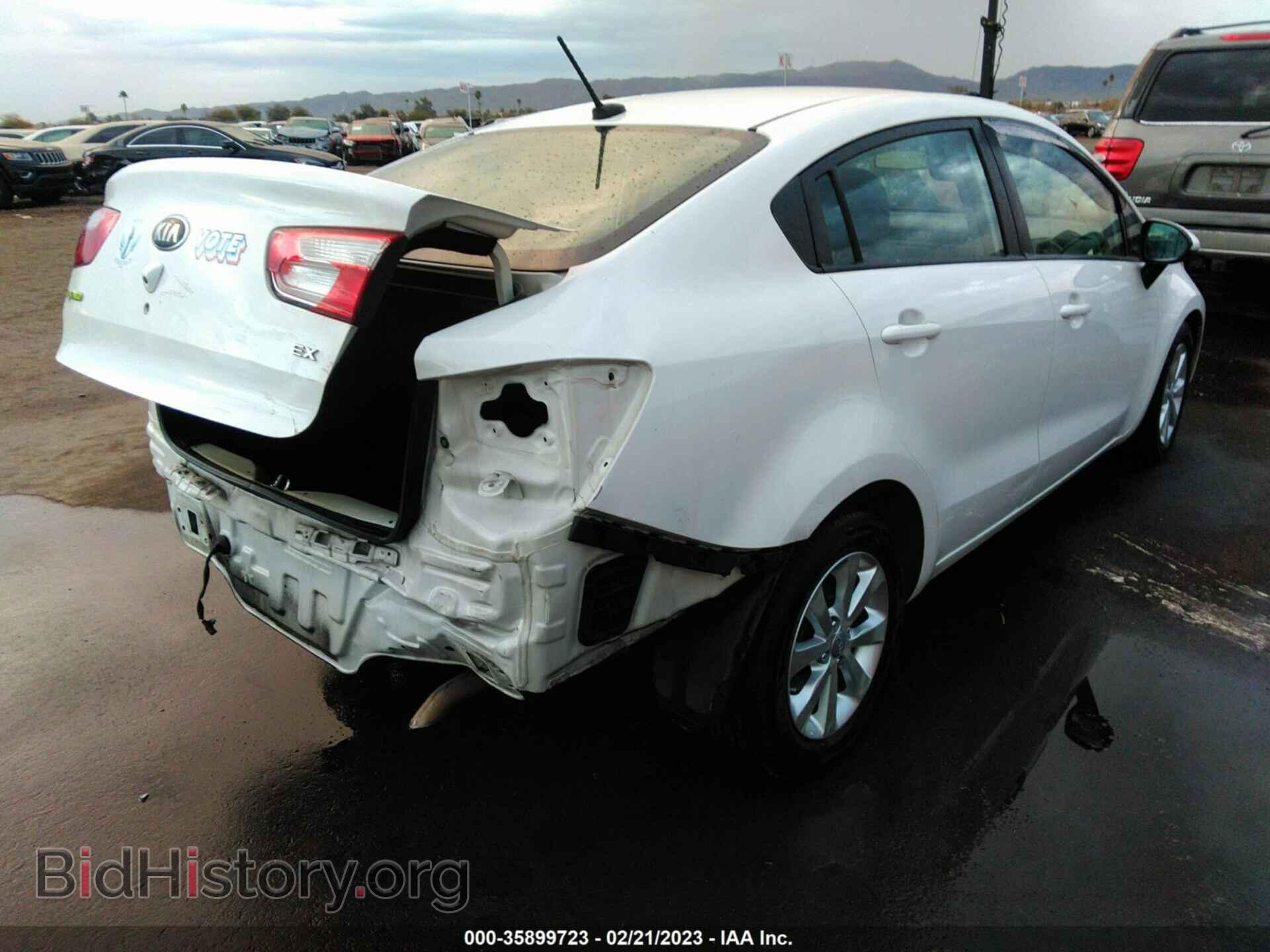 2013 KIA RIO - VIN: KNADN4A34D6231776 - Photo 4