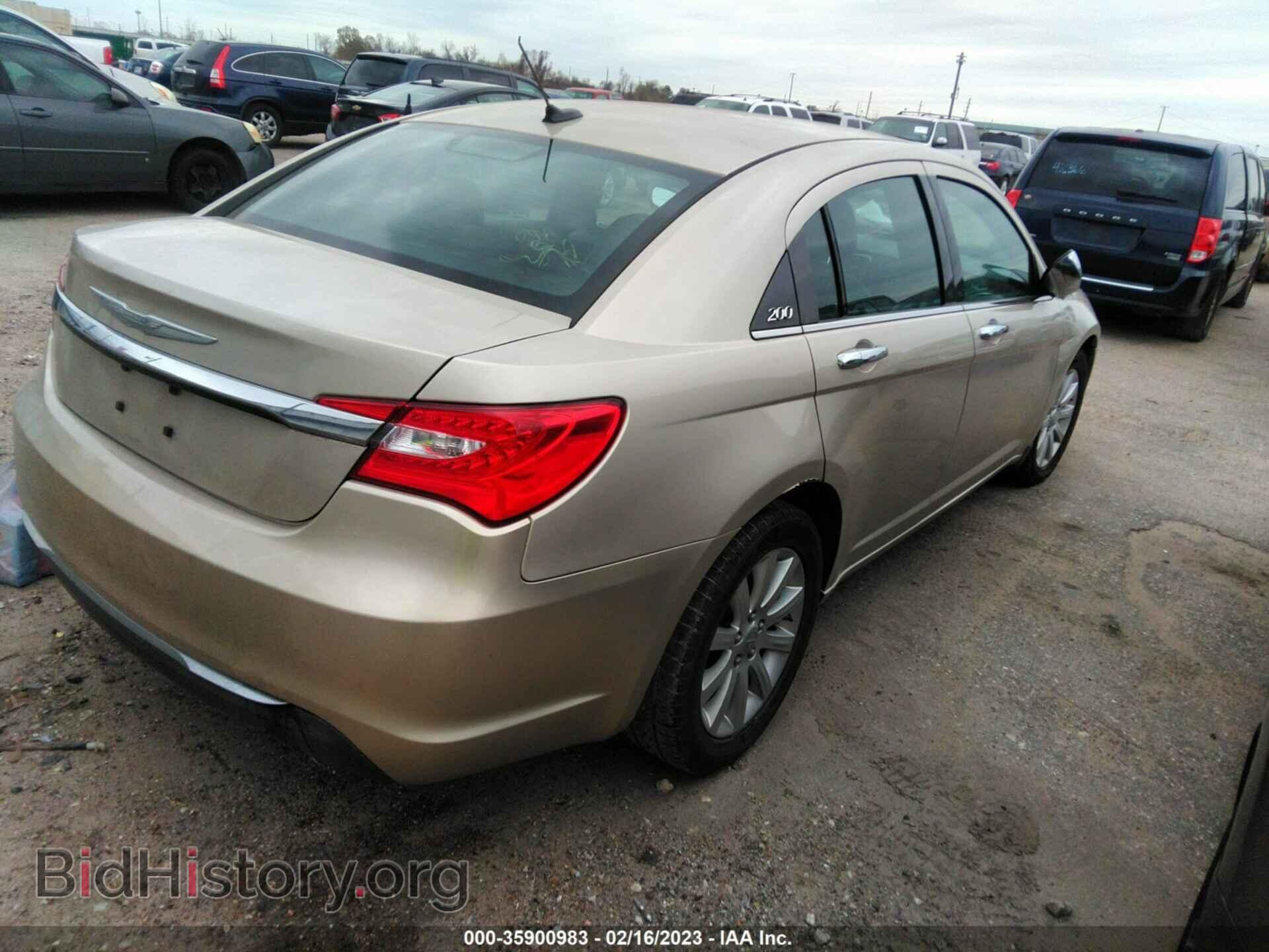 2013 CHRYSLER 200 - VIN: 1C3CCBCG9DN744685 - Фото 4