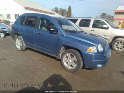 2007 Jeep COMPASS Sport, blue — VIN 1J8FF47W57D392995, IAAI